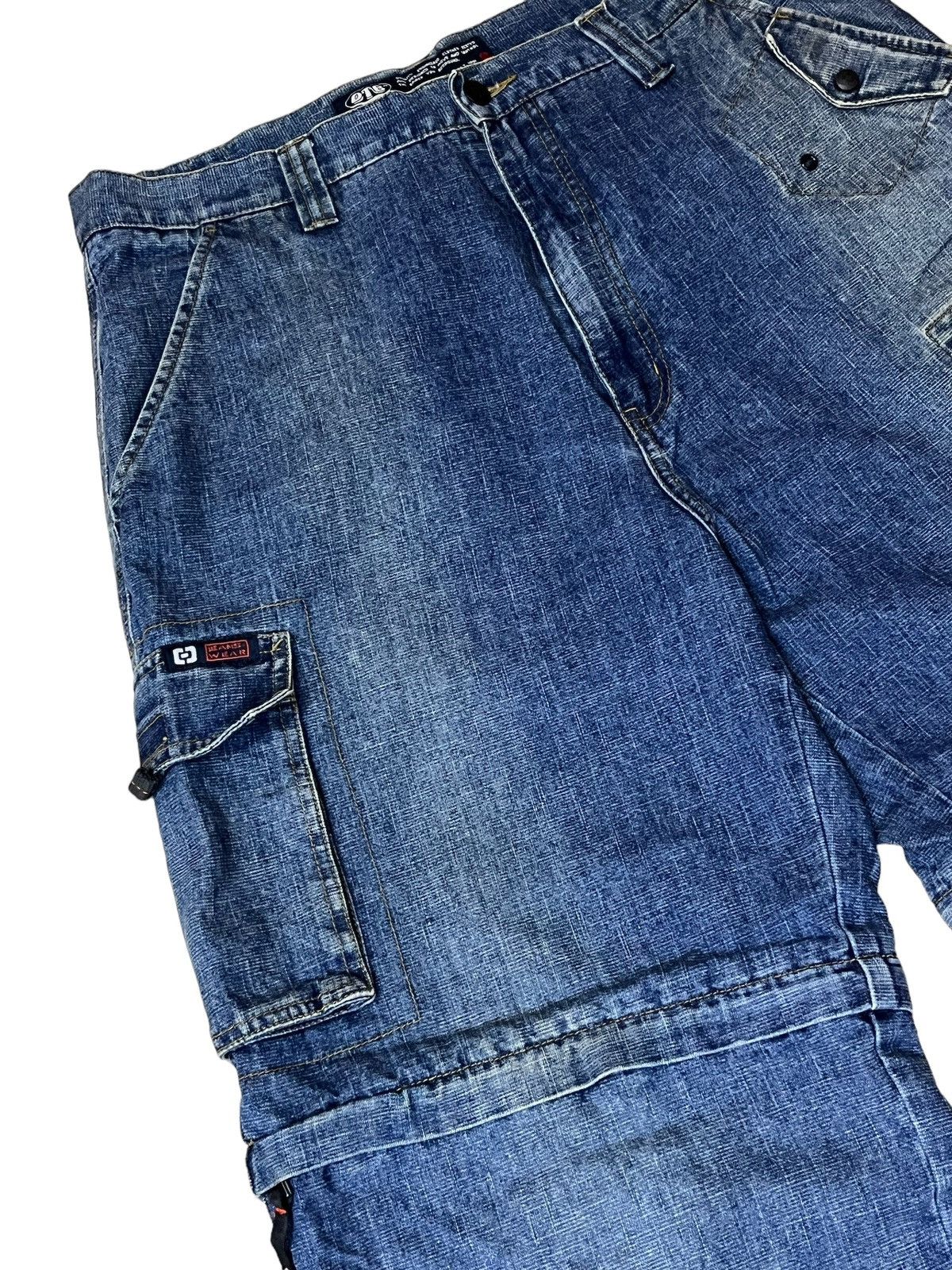 JNCO VINTAGE OTB ONE TOUGH BRAND 2 in 1 BAGGY JEANS INSPIRED JNCO Size US 34 / EU 50 - 7 Thumbnail
