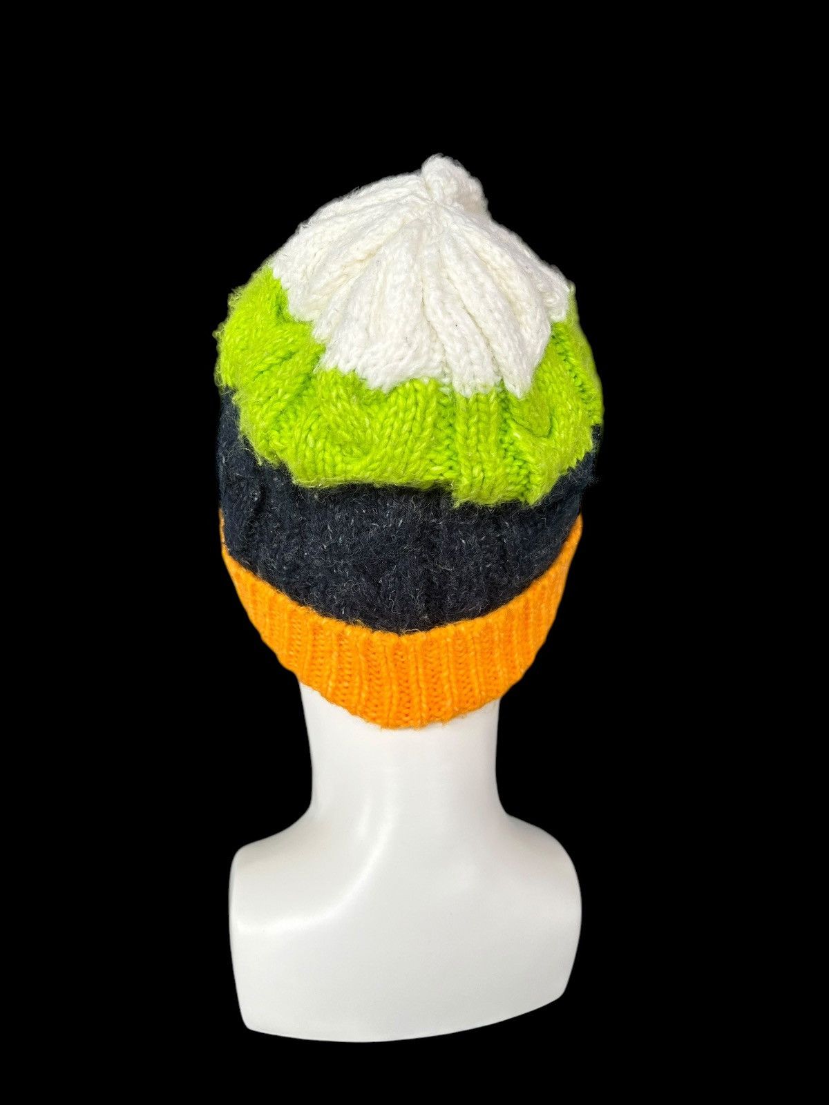 Japanese Brand × Kapital × Vintage Crochet Knitted Japanese Style Beanie Hats Rare 🎌☠️☠️ Size ONE SIZE - 4 Thumbnail