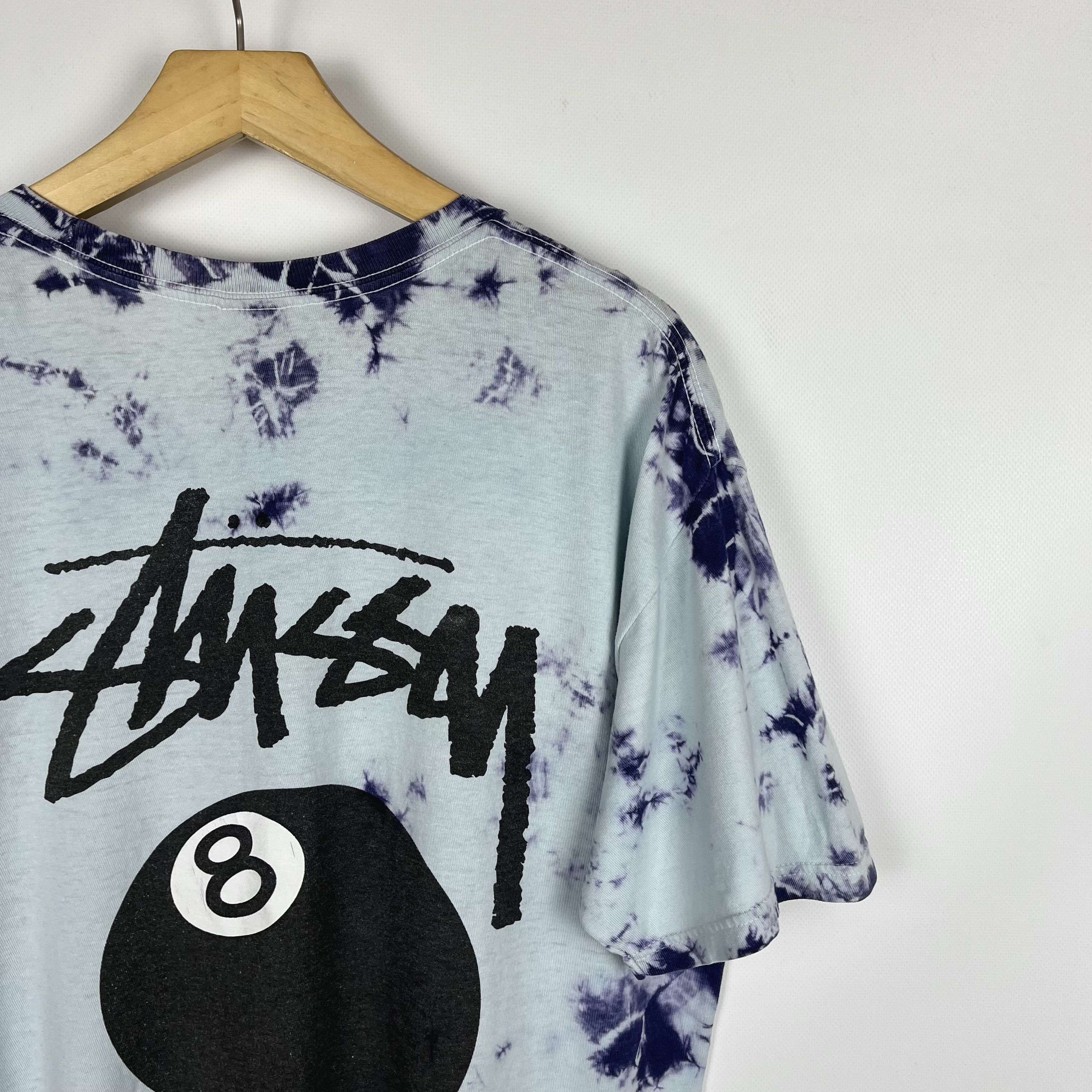 Stussy Vintage Stussy 8 Ball Big Logo Tie-Dye T Shirt 2000’s Size US L / EU 52-54 / 3 - 2 Thumbnail