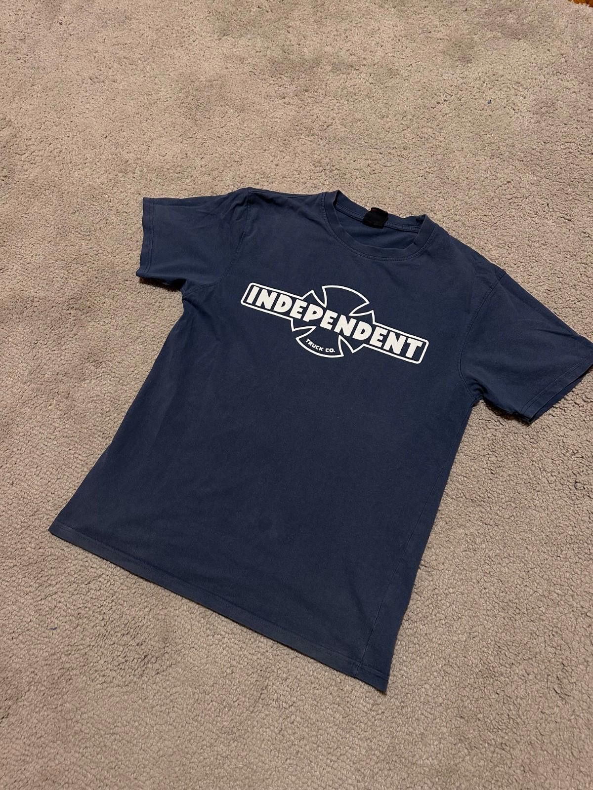 Independent Truck Co. Vintage Independent Trucks Blue T-Shirt Sz M Size US M / EU 48-50 / 2 - 2 Thumbnail