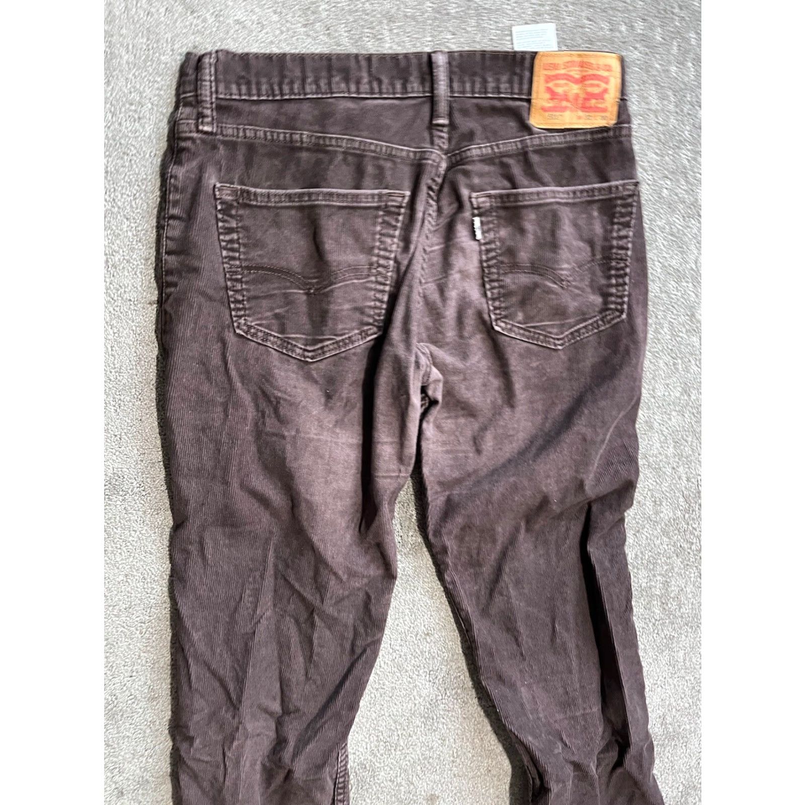 Levi's Levi's 511 Pants Slim Regular Chino Corduroy Brown Mens 32x30 Size US 32 / EU 48 - 2 Thumbnail