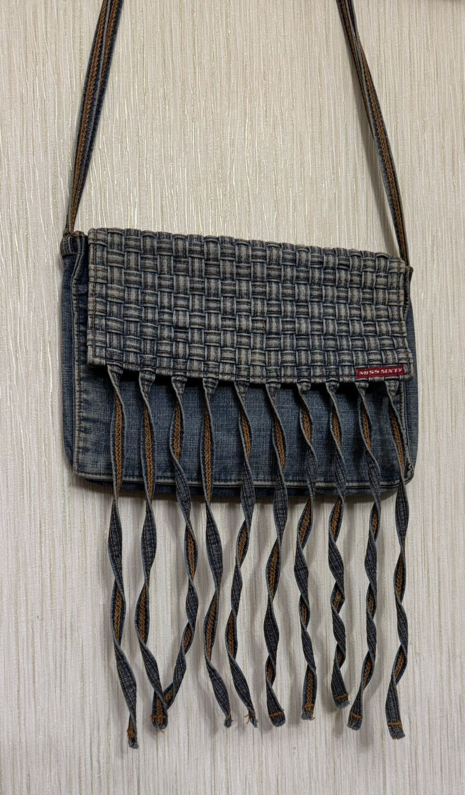 Miss Sixty Miss sixty Vintage Y2K style denim shoulder bag Size ONE SIZE - 1 Thumbnail