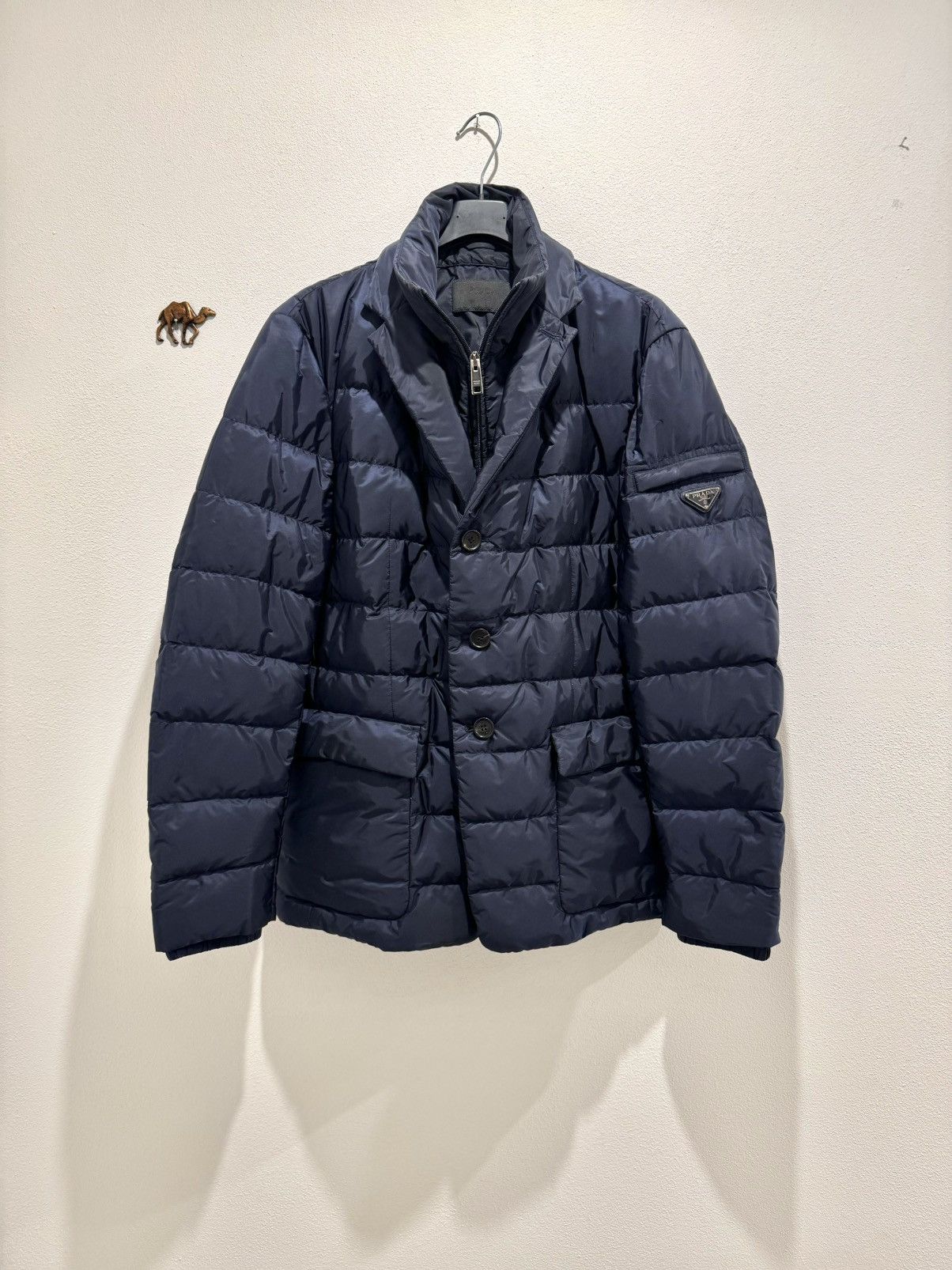 Prada Prada Blouson Docking Down Tailored Jacket Blazer Size 48 Size US M / EU 48-50 / 2 - 2 Thumbnail