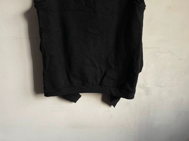 Y's Y's Black Wool Vest Size US L / EU 52-54 / 3 - 8 Thumbnail