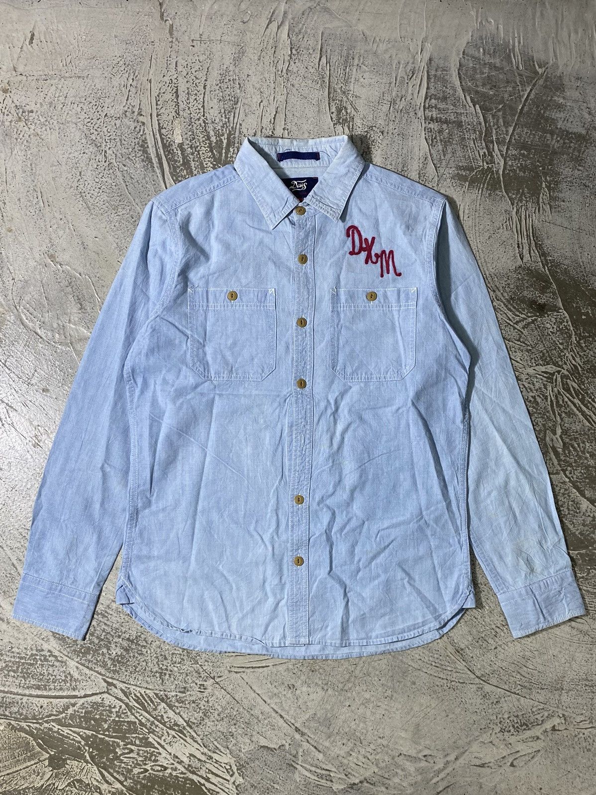 Deus Ex Machina Deus Ex Machina Service LS Chambray Shirt Size US M / EU 48-50 / 2 - 1 Thumbnail