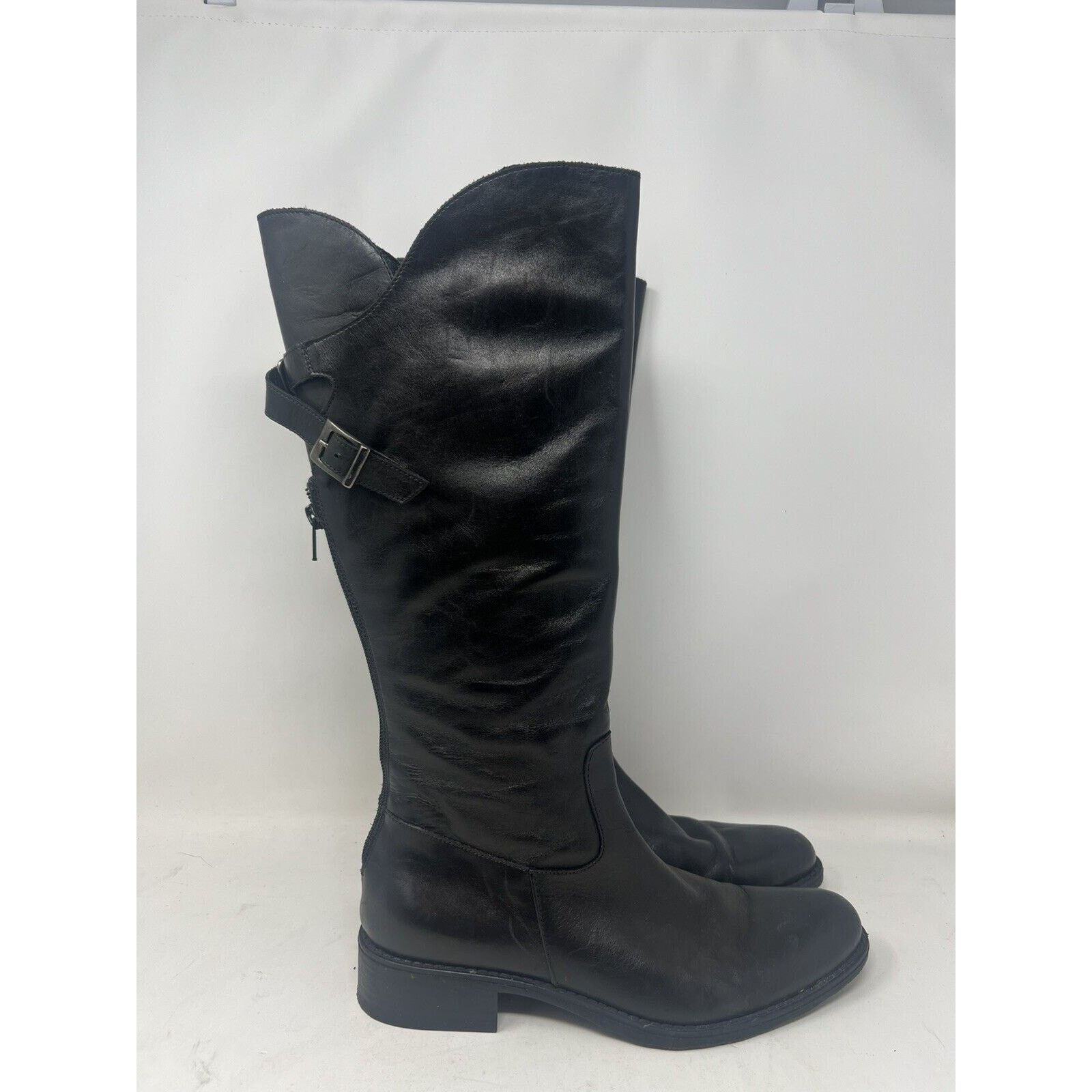Other Sundance Womens Philippa Boots Black Size 39 Leather Knee Size US 8.5 / IT 38.5 - 3 Thumbnail
