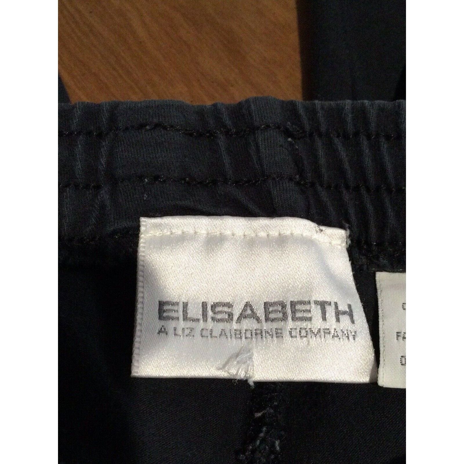 Other Elisabeth / Liz Claiborne Black Cotton Spandex Pant Size 2 Size 26" / US 2 / IT 38 - 6 Thumbnail