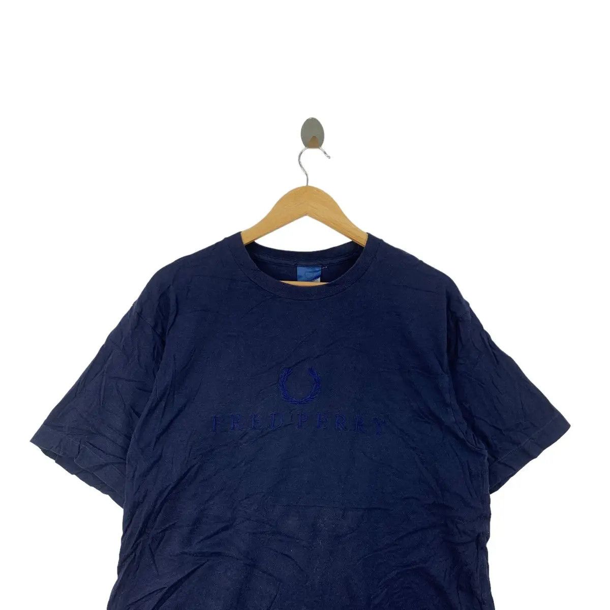 Fred Perry Vintage FRED PERRY EMBROIDERED Logo Tee Shirt Top Size US L / EU 52-54 / 3 - 3 Thumbnail