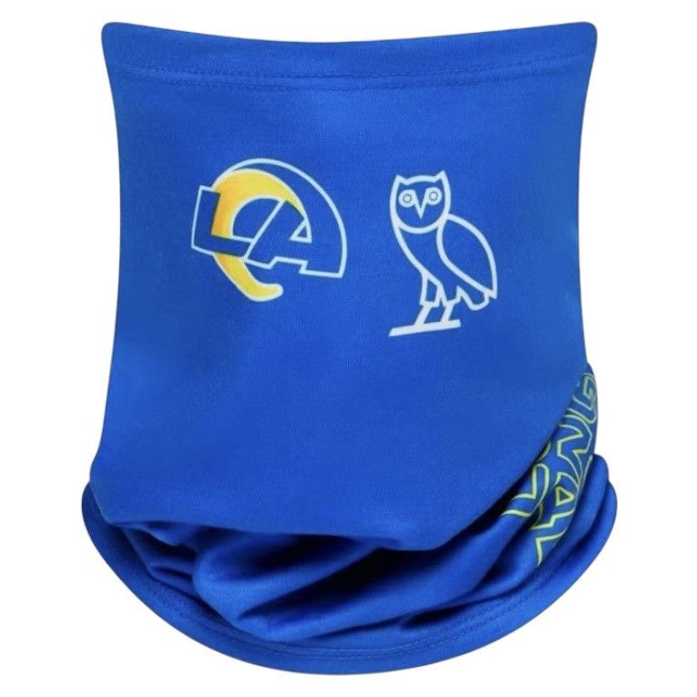 NFL × October's Very Own NEW Drake OVO x NFL Los Angeles Rams Neck Gaiter SS23 Blue Size ONE SIZE - 1 Thumbnail