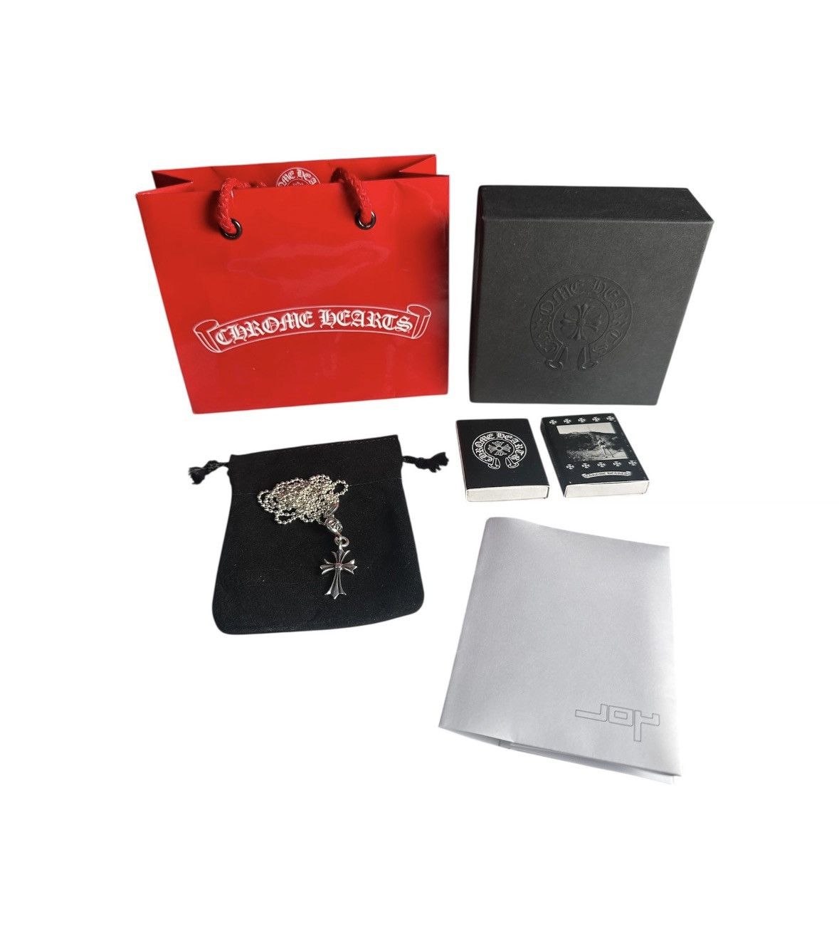 Chrome Hearts Chrome Hearts Tiny CH Crossball Cross + ballchain Size ONE SIZE - 2 Thumbnail
