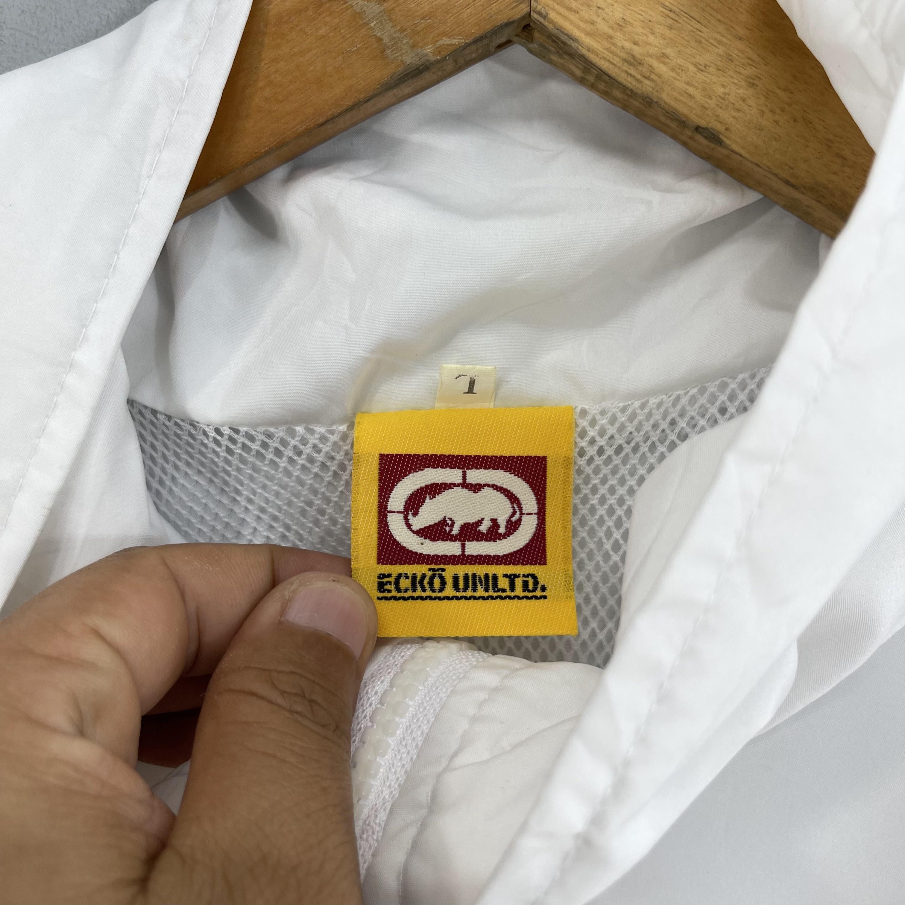 Ecko Unltd. × Vintage Vintage ECKO FUNCTION Back Hit Logo Embroidery Windbreaker Size US L / EU 52-54 / 3 - 8 Thumbnail
