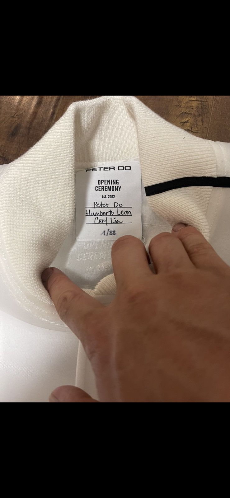 Peter Do Peter Do x Opening Ceremony x Farfetch size XL rare 88 made Size US XL / EU 56 / 4 - 6 Thumbnail