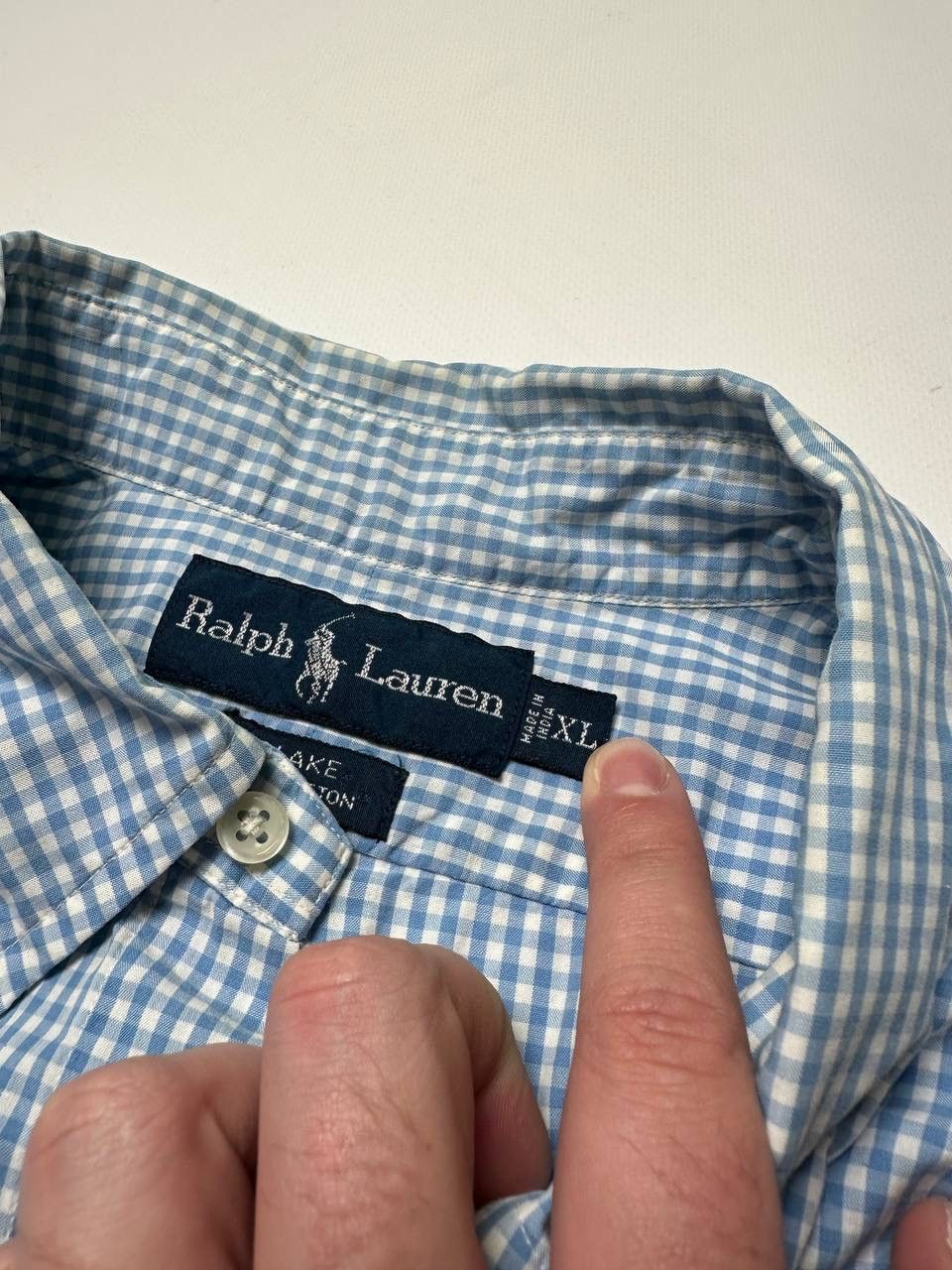 Ralph Lauren Ralph Lauren Classic Oldmoney Blue Shirt Button Up Size US XL / EU 56 / 4 - 4 Thumbnail