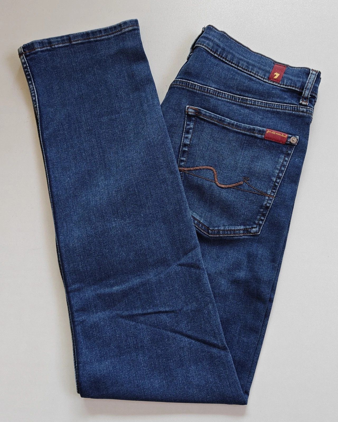 7 For All Mankind 7 For All ManKind The Straight Dayton Jeans T / 6047 Size US 33 - 12 Thumbnail