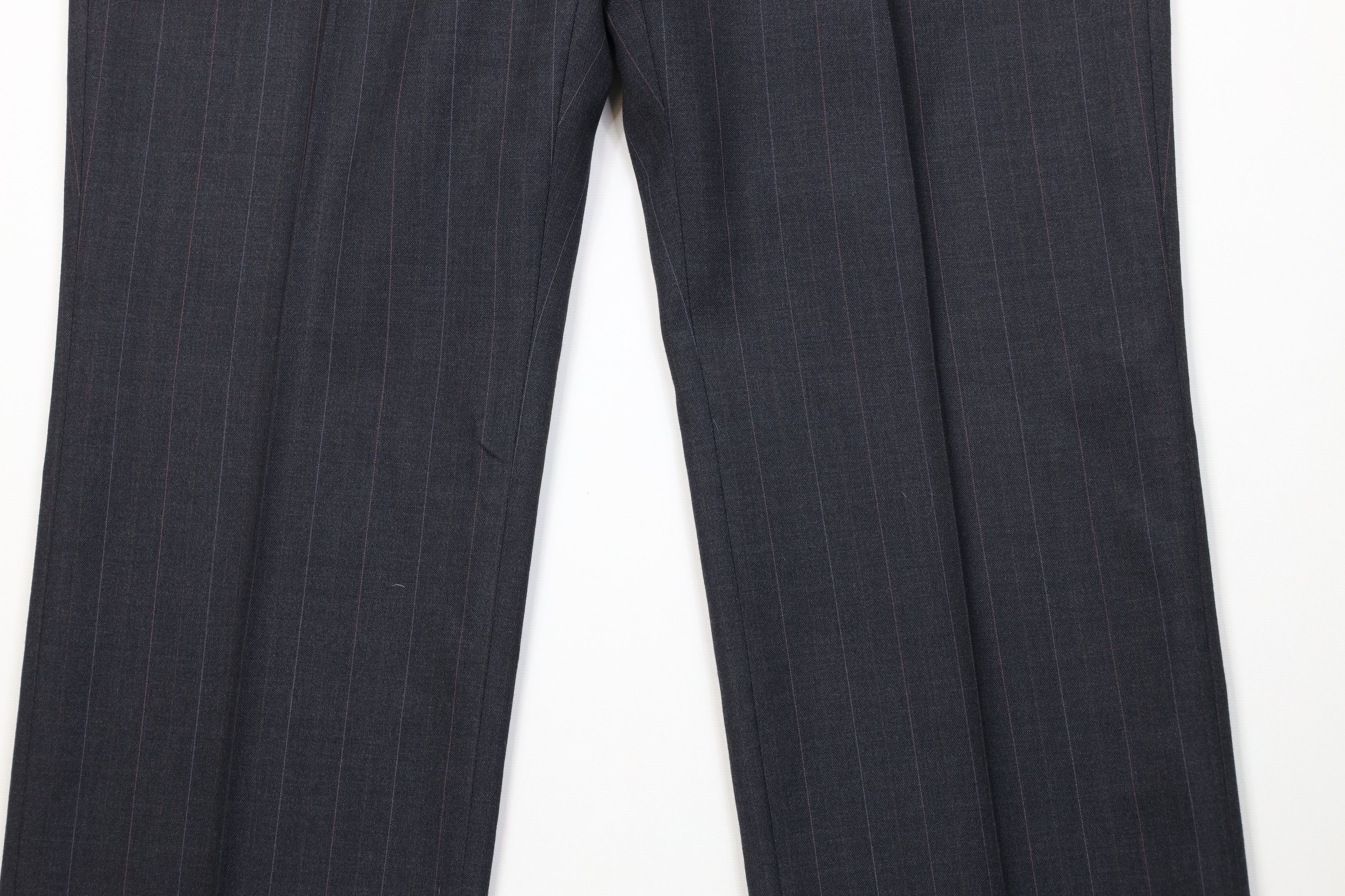 Vintage Vintage 70s Streetwear Pinstriped Wide Leg Chino Pants USA Size US 34 / EU 50 - 4 Thumbnail