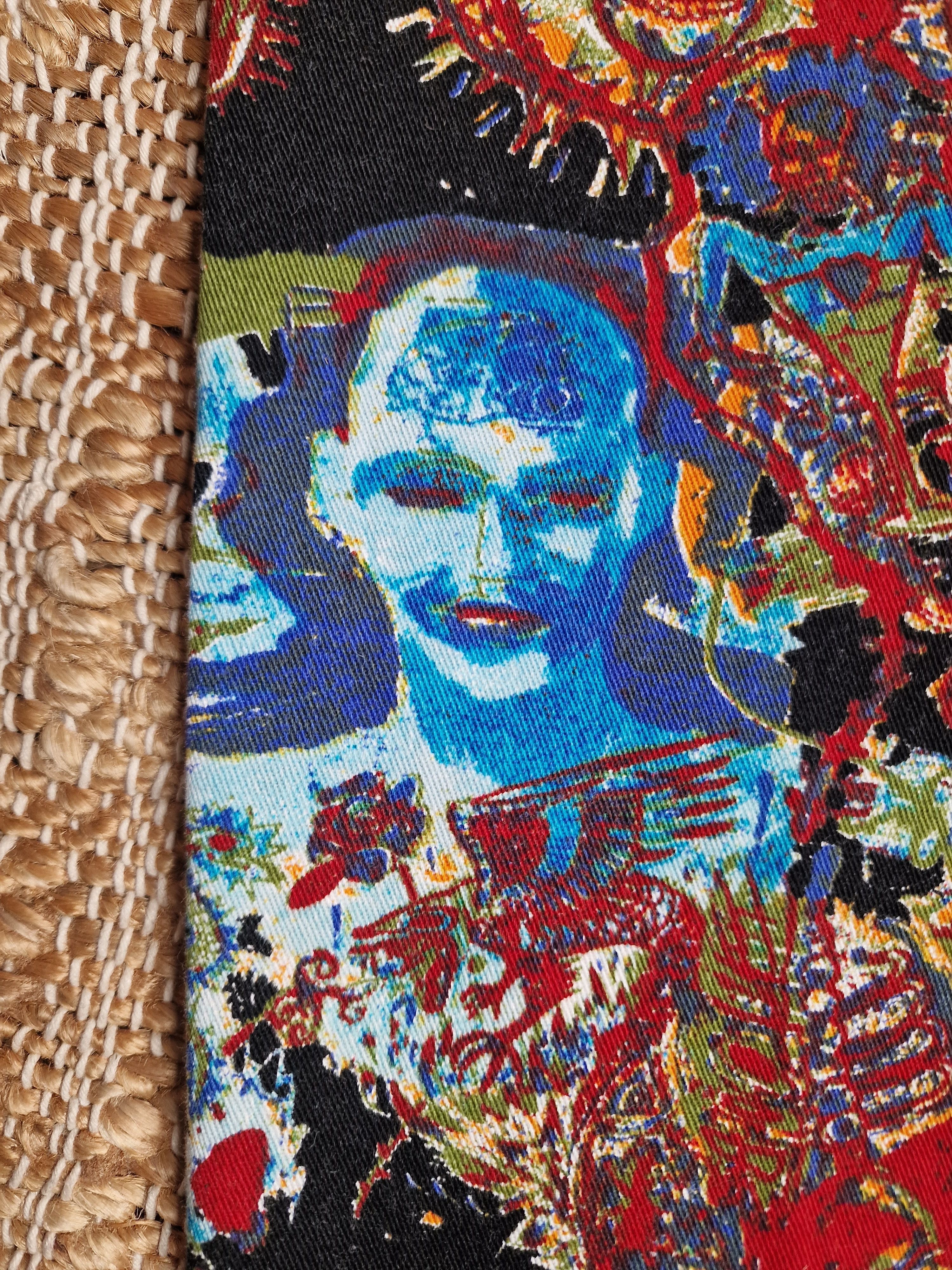 Jean Paul Gaultier Jean Paul Gaultier Basquiat Painting Art Men Pants Trousers Size US 30 / EU 46 - 14 Thumbnail