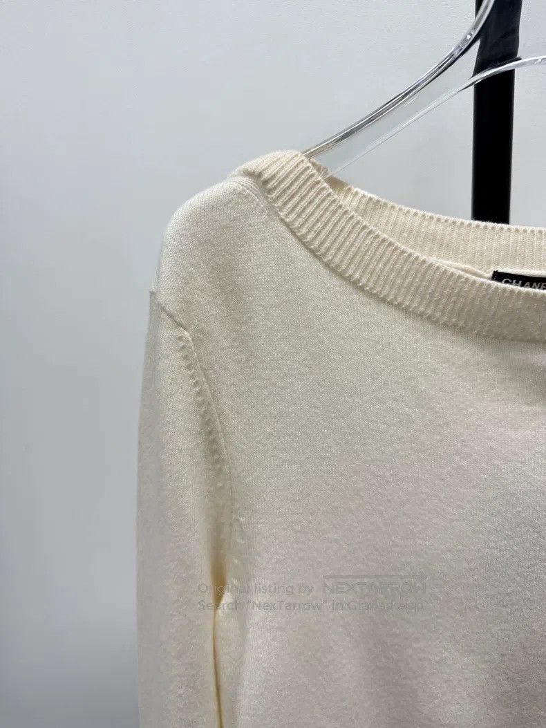Chanel Chanel Round-neck knitwear sweater Size XXS / US 00 / IT 34 - 3 Thumbnail