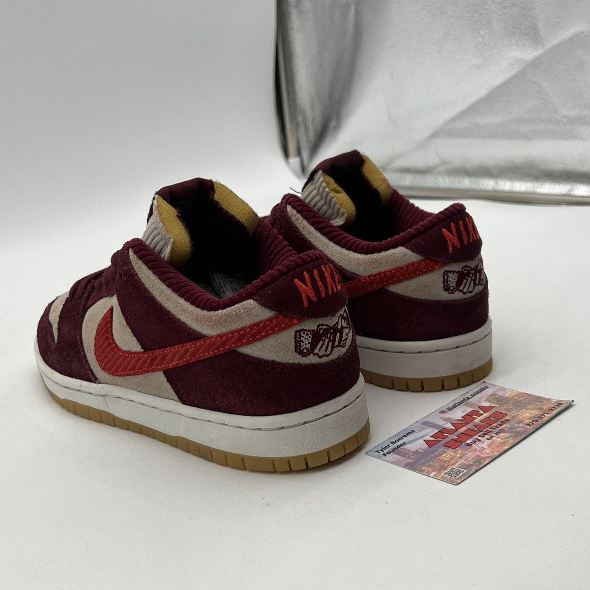 Nike Skate like a girl x nike dunk low sb Size US 4.5 / IT 34.5 - 4 Thumbnail