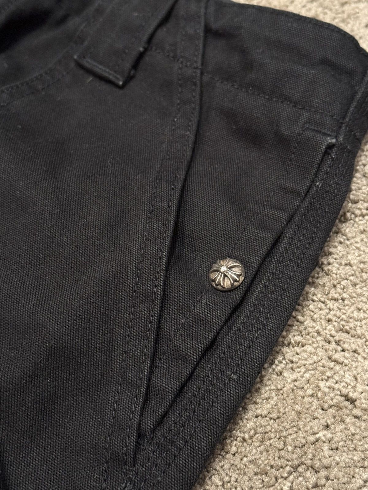 Chrome Hearts Chrome Hearts Black Denim Work Pant Size US 30 / EU 46 - 3 Thumbnail