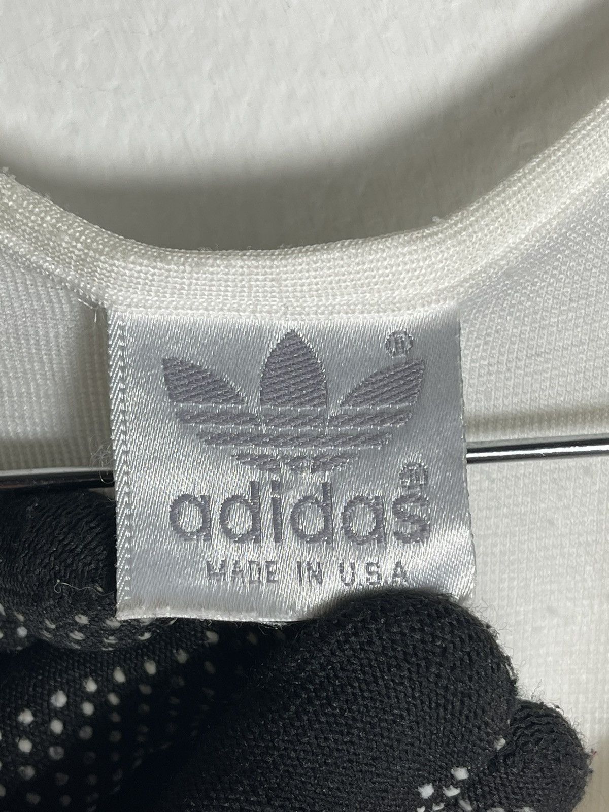 Adidas × Vintage Rare Vintage Adidas Trefoil Made In Usa Big logo Jersey Top Size US S / EU 44-46 / 1 - 6 Thumbnail