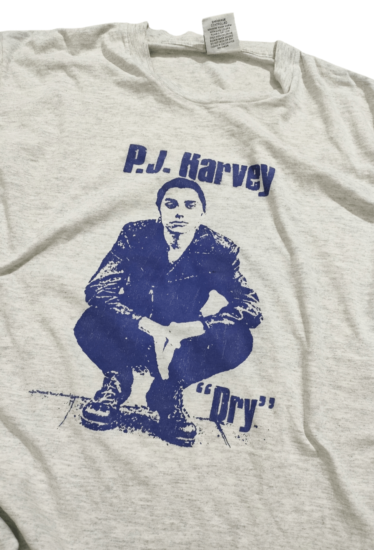 Band Tees 90s P.J. HARVEY - DRY Vintage Band T-Shirt Size US L / EU 52-54 / 3 - 1 Thumbnail