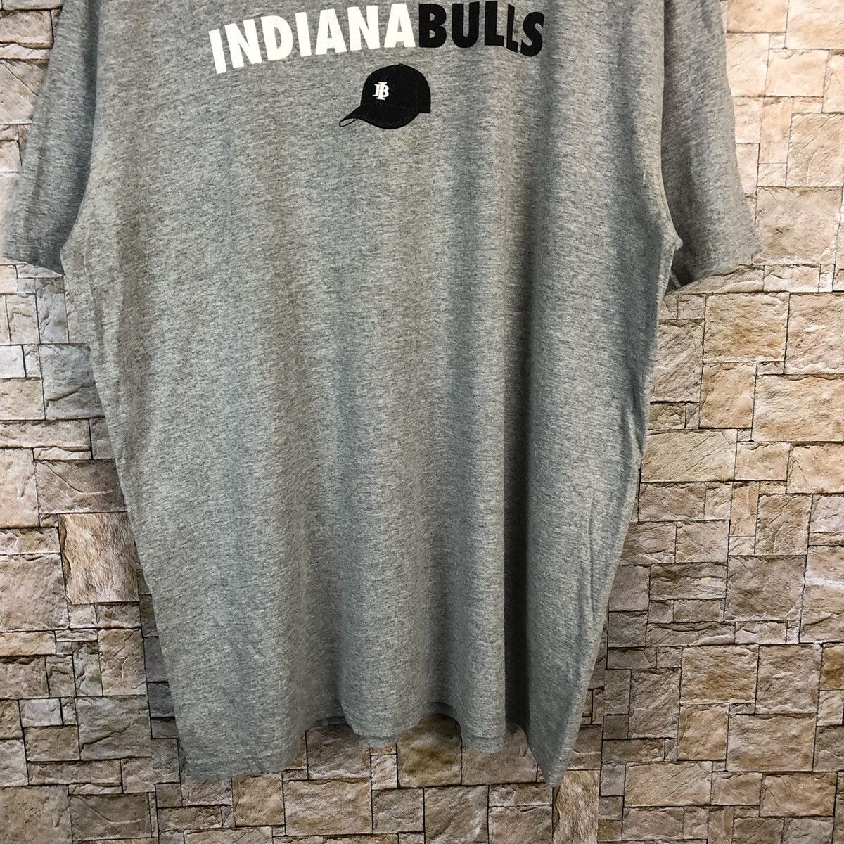 Nike × Vintage Nike Indiana Bulls Grey T-Shirt #A545 Size US L / EU 52-54 / 3 - 3 Thumbnail
