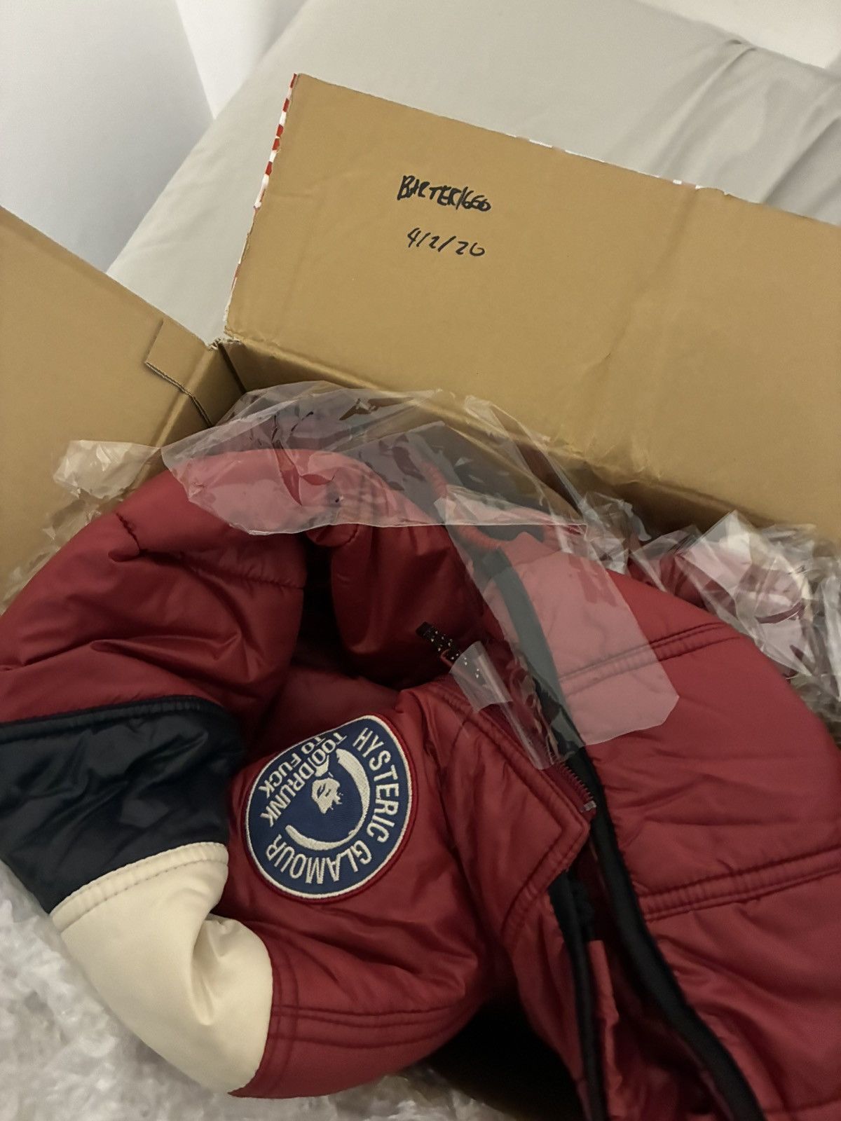 Hysteric Glamour Hysteric glamour red puffer jacket Size US S / EU 44-46 / 1 - 7 Thumbnail