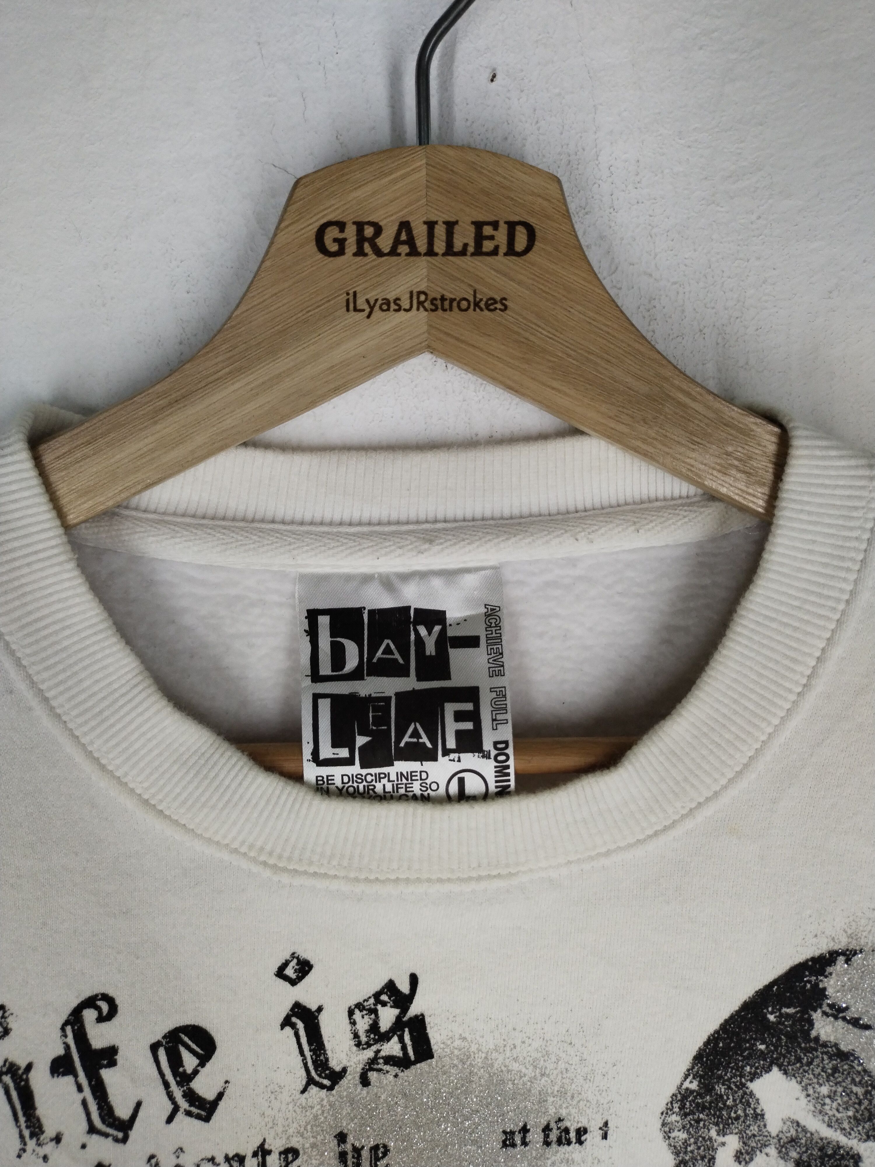 If Six Was Nine × Japanese Brand × Le Grande Bleu (L.G.B.) Vintage Japanese Streetwear Skull Design Sweatshirt Size US L / EU 52-54 / 3 - 12 Thumbnail