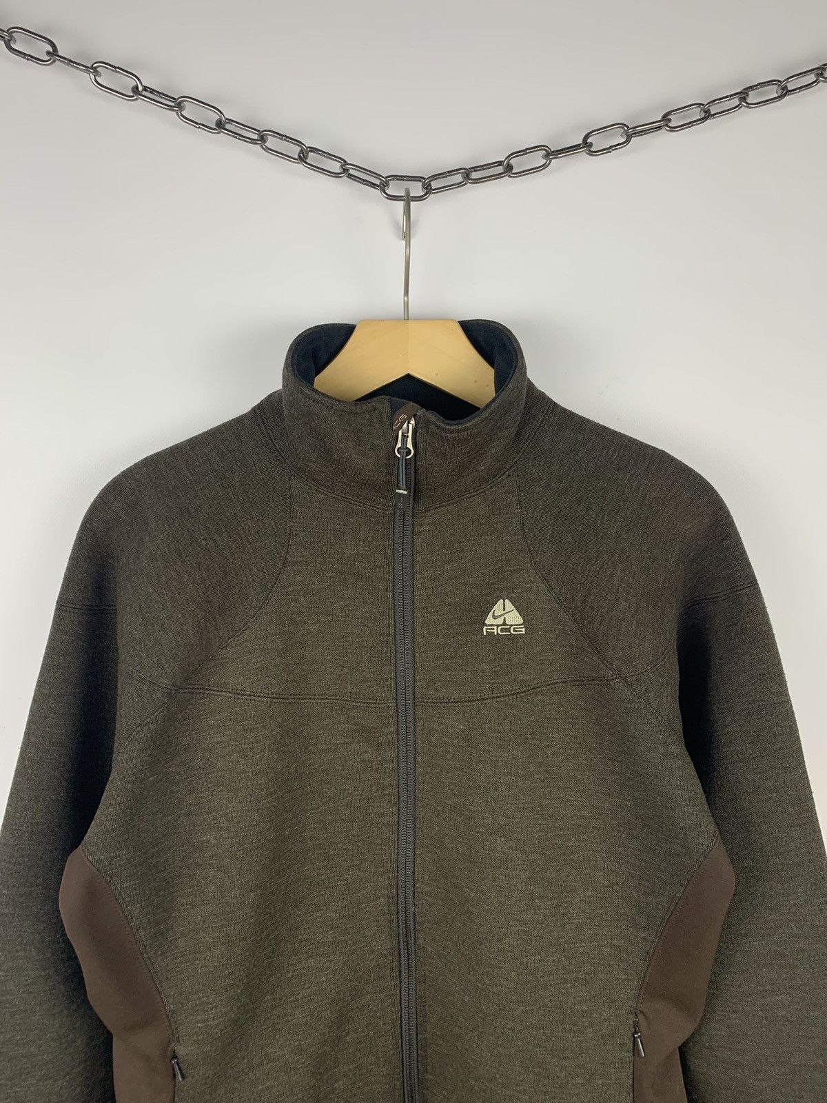 Nike ACG Vintage Nike ACG Full Zip Sweatshirt Brown Ladies Size M Y2K Size M / US 6-8 / IT 42-44 - 2 Thumbnail