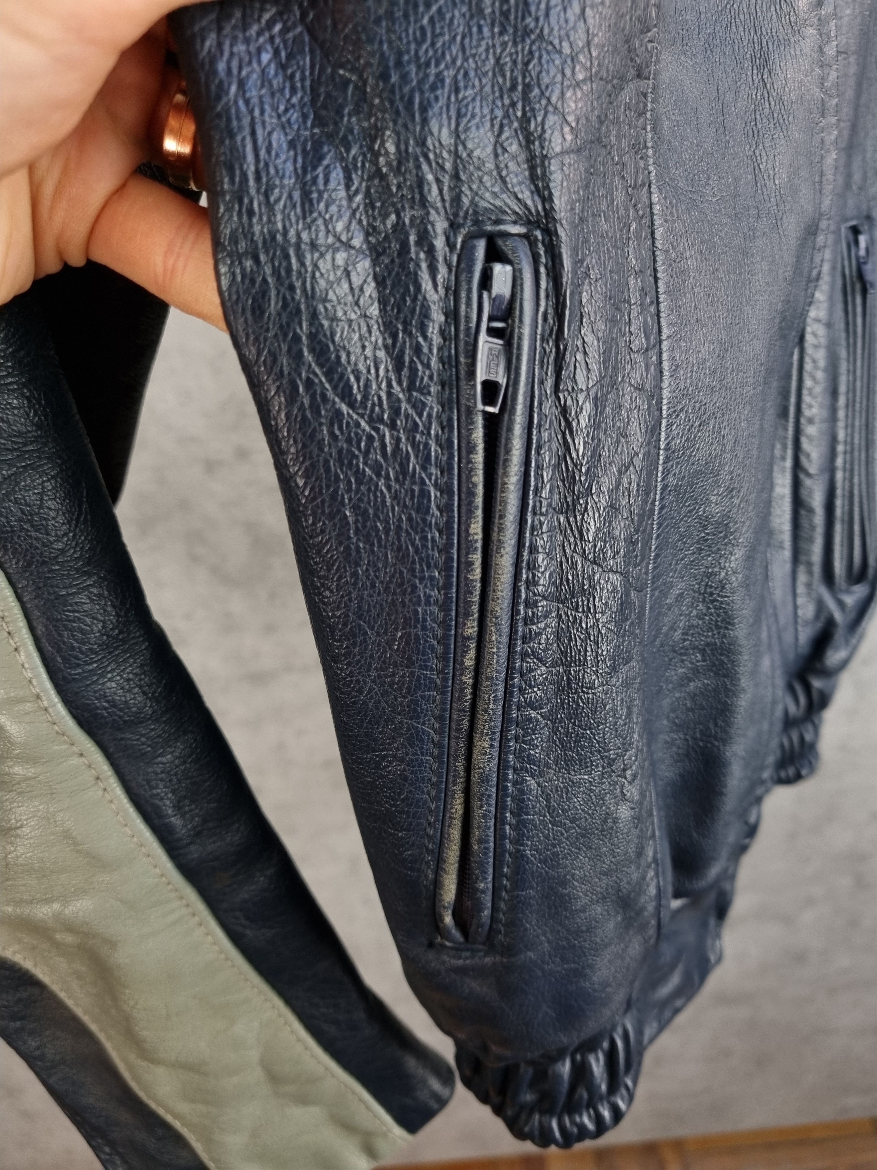 BMW 80s Rare Size BMW Leather Jacket made in West Germany Size US S / EU 44-46 / 1 - 11 Thumbnail