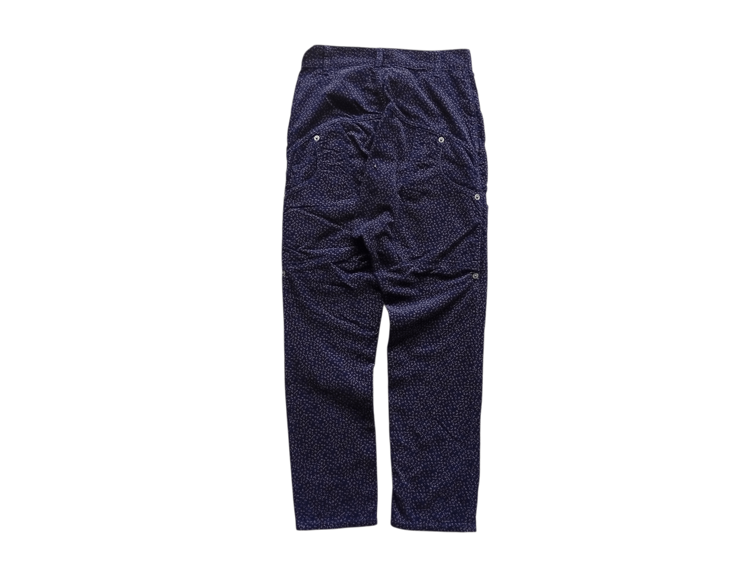 Issey Miyake Mercibeaucoup corduroy floral dropcrotch pants Size 28" / US 6 / IT 42 - 6 Thumbnail