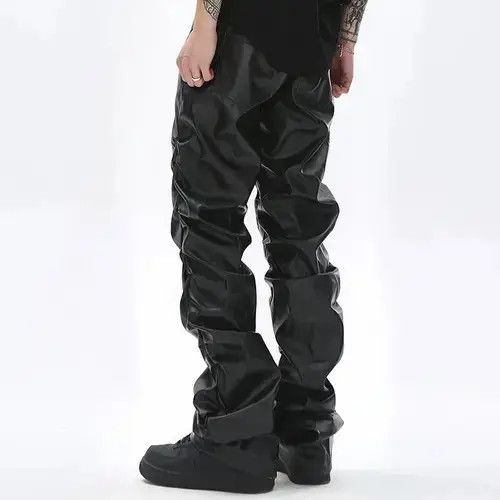 Japanese Brand × Jean Pu Leather Pants Size US 32 / EU 48 - 4 Thumbnail