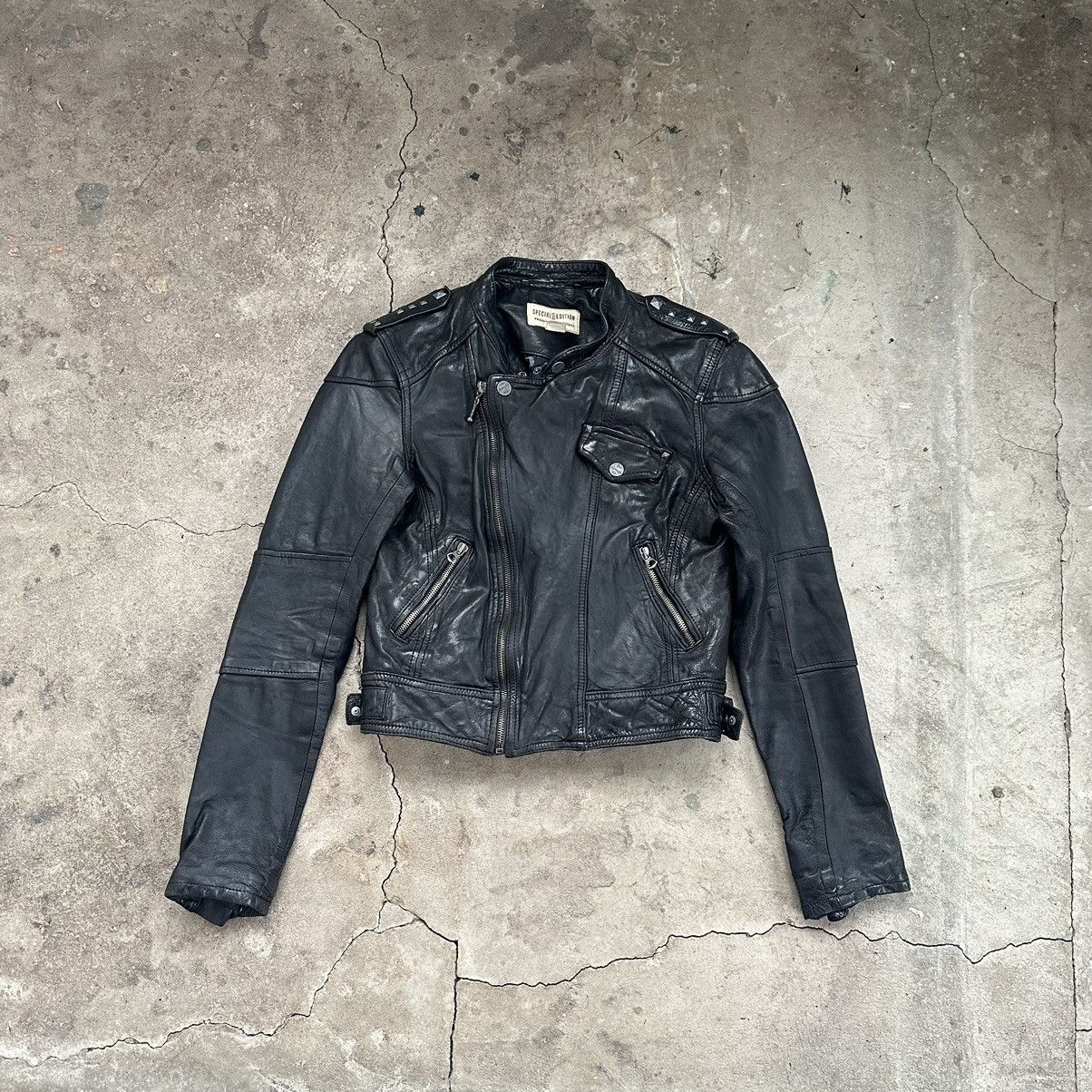 Levi's Levis Vintage Real leather biker moto punk jacket Size S / US 4 / IT 40 - 6 Thumbnail