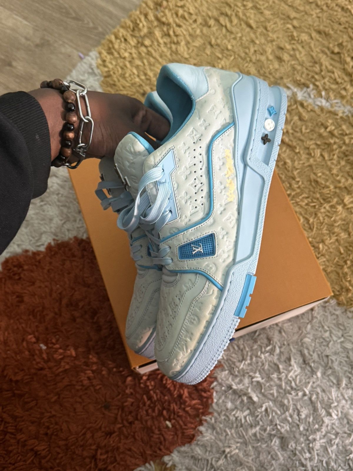 Louis Vuitton × Tyler The Creator Louis Vuitton x Tyler the creator lv trainer Size US 11 / EU 44 - 4 Thumbnail