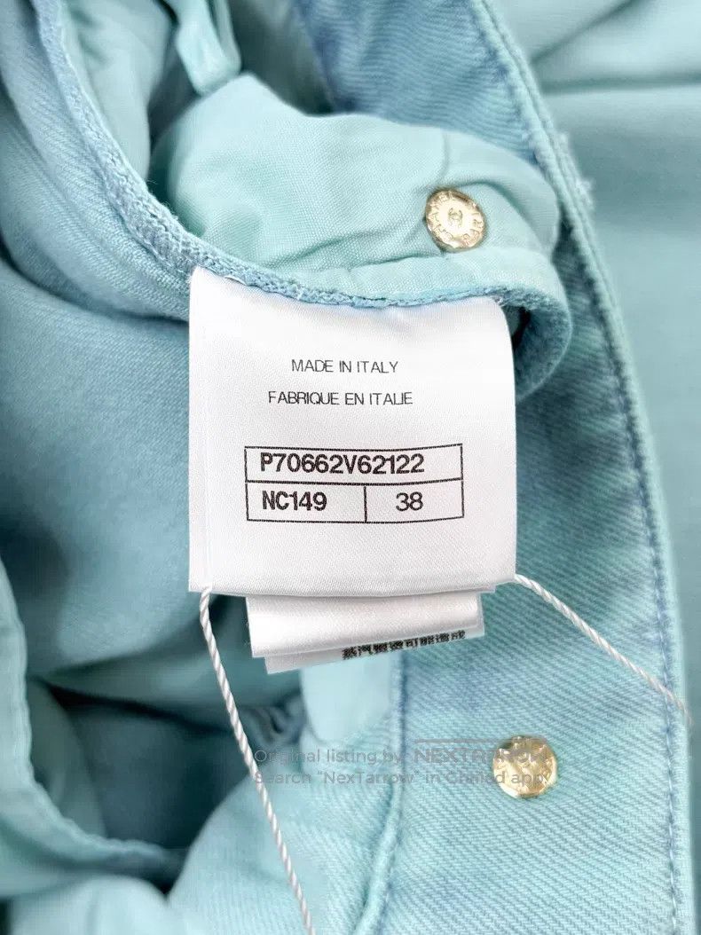 Chanel Chanel Star button denim wide-leg pants jeans Size 25" / US 0 / IT 36 - 6 Thumbnail