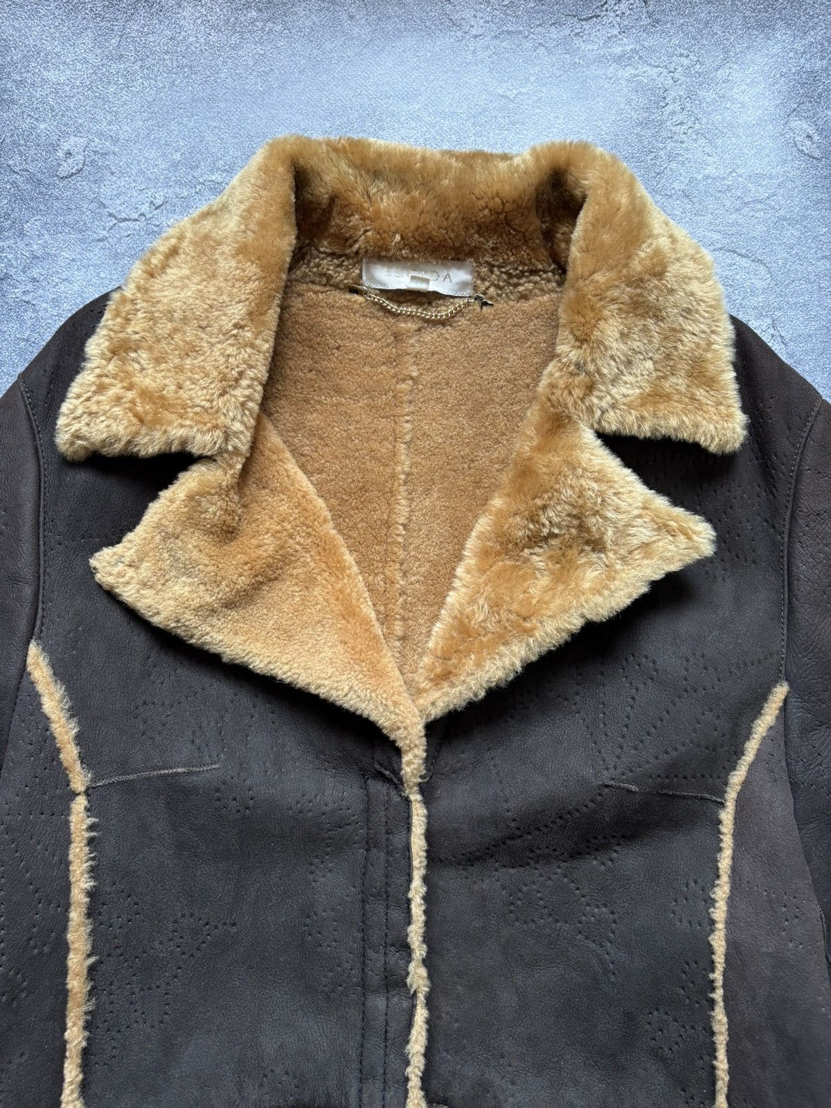 Escada Vintage Escada Luxury Shearling Lambskin Leather Coat Jacket Size M / US 6-8 / IT 42-44 - 8 Thumbnail