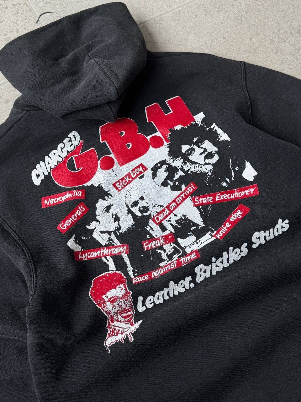 Other Charged G.B.H leather, bristles studs vintage Hoodie size M Size US M / EU 48-50 / 2 - 3 Thumbnail