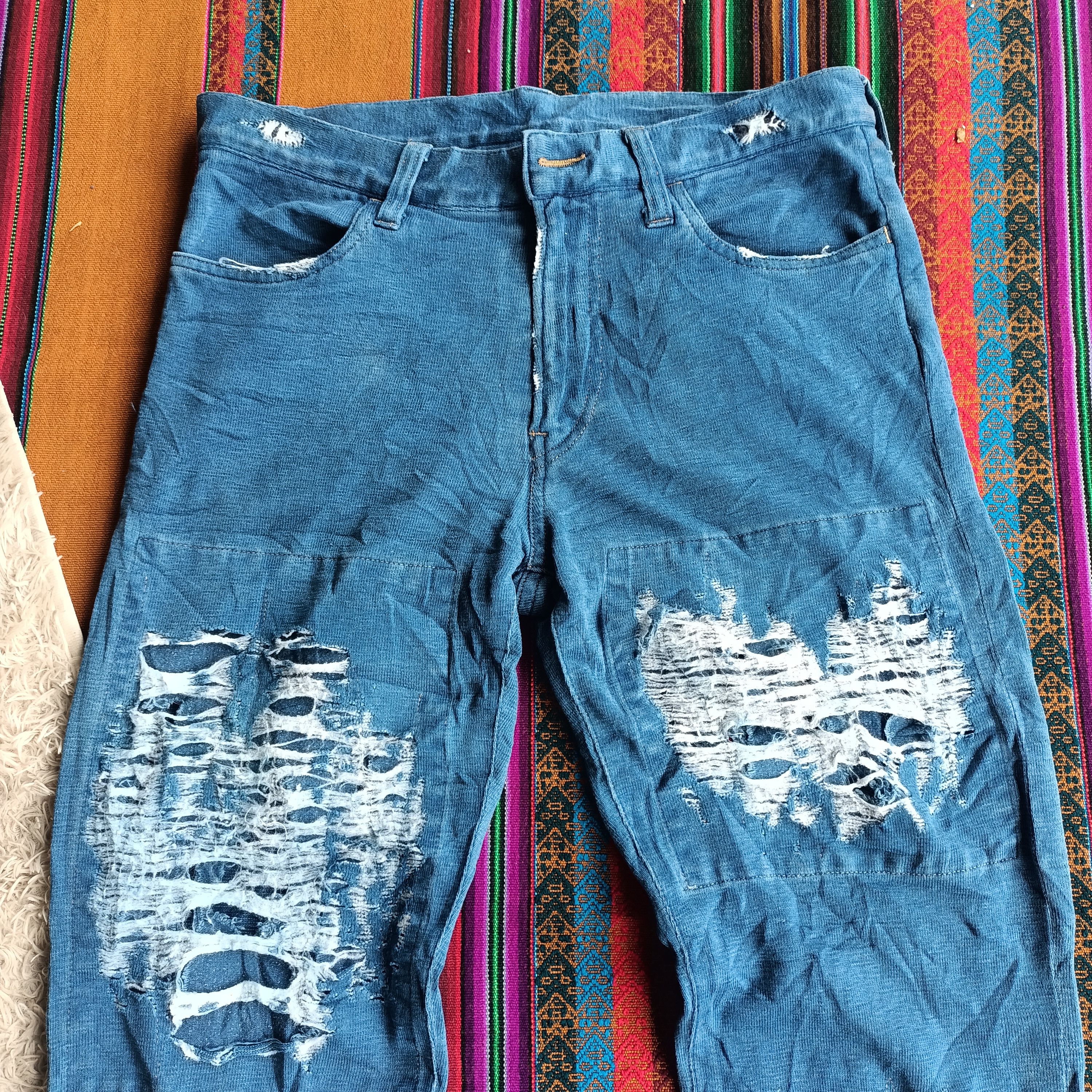TALKING ABOUT THE ABSTRACTION Talking About The Abstraction buckle back ripped pants Size US 31 - 2 Thumbnail