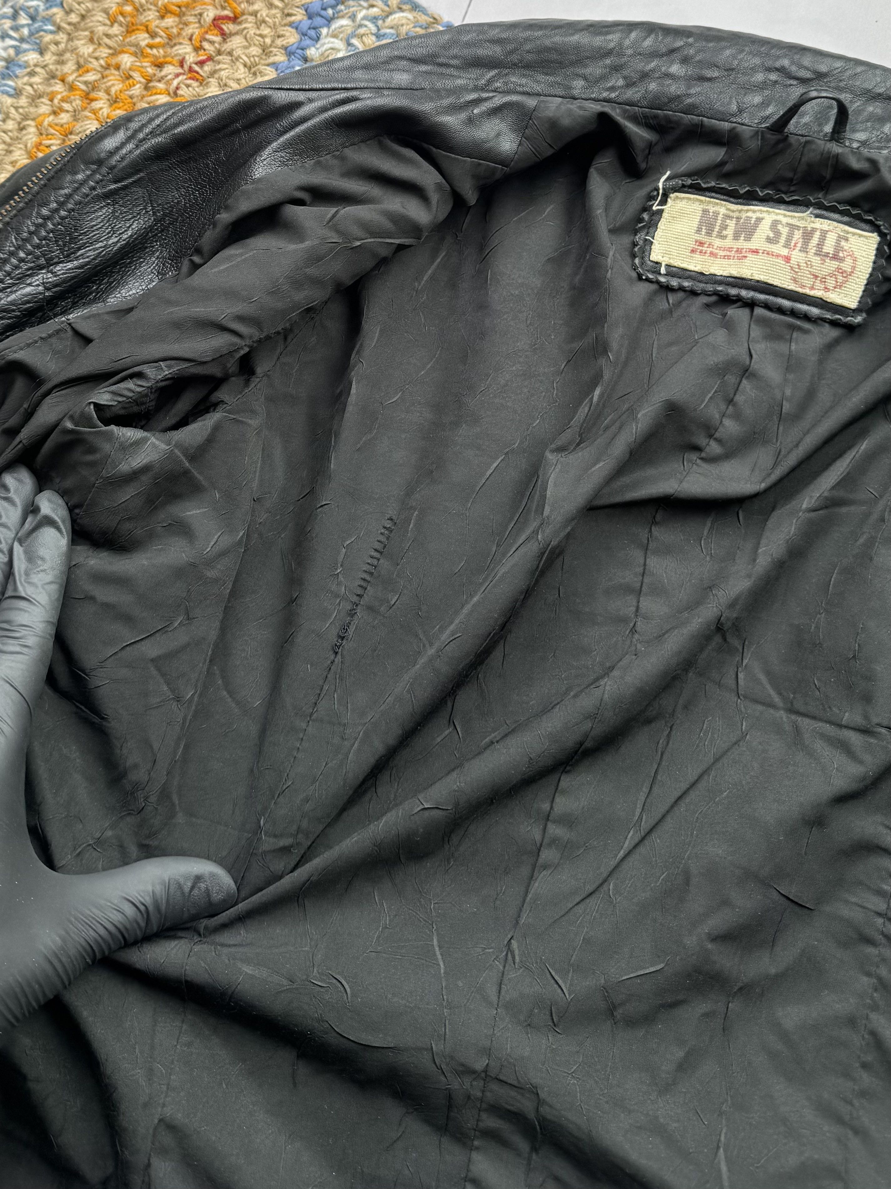 Vintage Vintage Cropped Leather Jacket Size S / US 4 / IT 40 - 9 Thumbnail