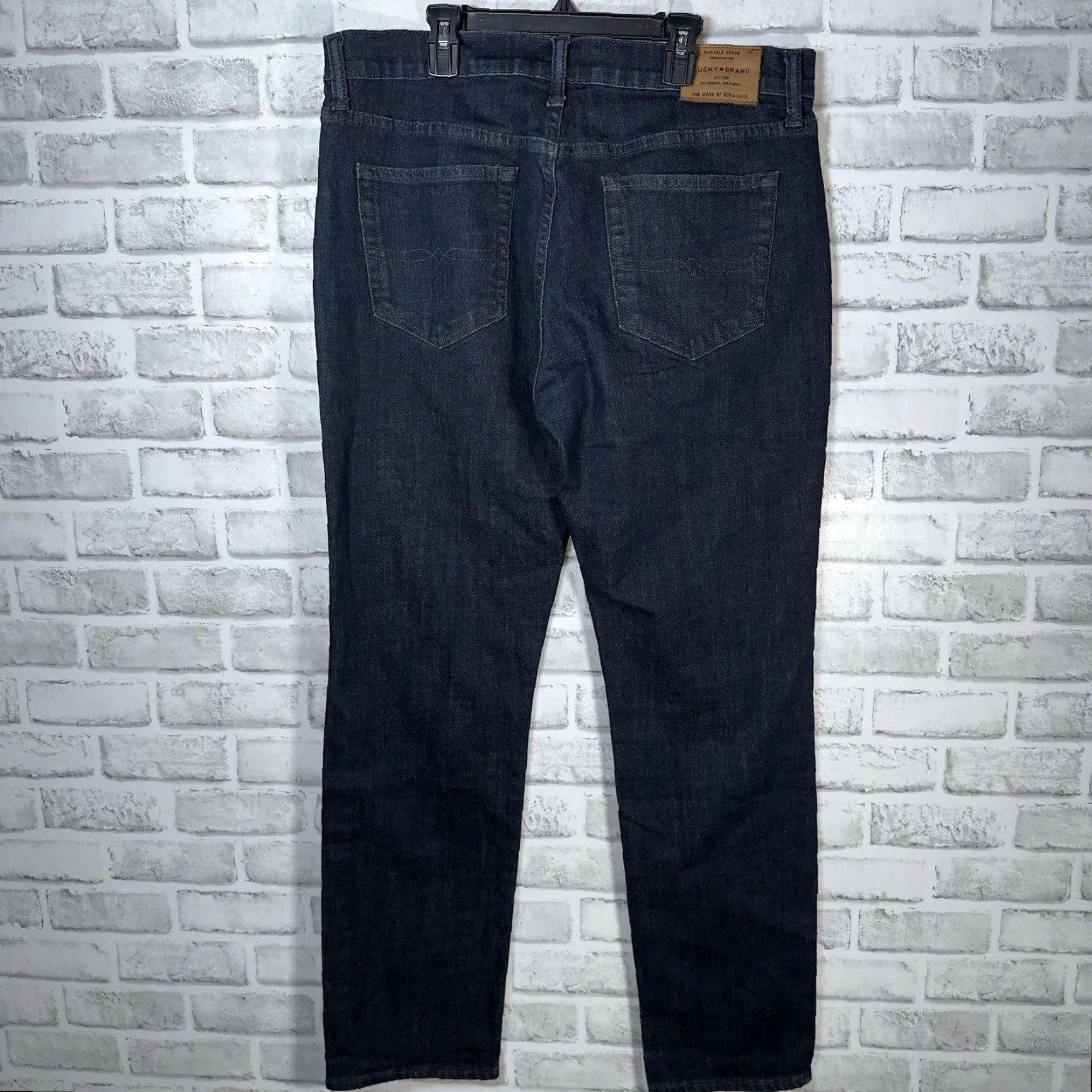 Lucky Brand LUCKY BRAND 121 Slim Jeans Blue Cotton Mens Size 34x32 Size US 34 / EU 50 - 5 Thumbnail