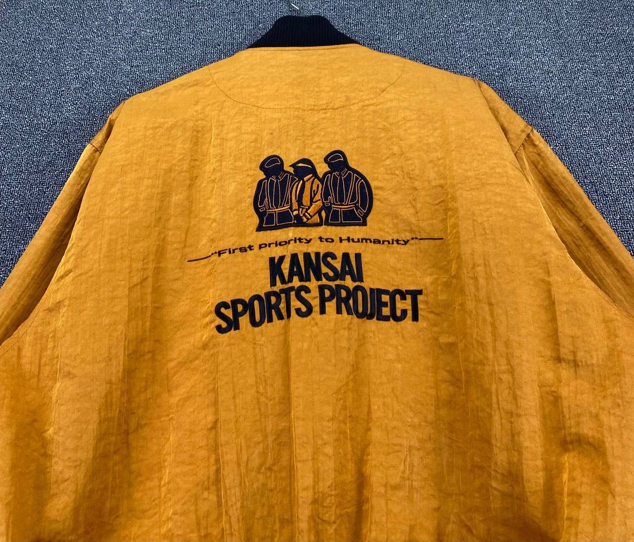 Kansai Yamamoto Vintage Kansai Yamamoto Sports Project Bomber Varsity Jacket Size US M / EU 48-50 / 2 - 6 Thumbnail