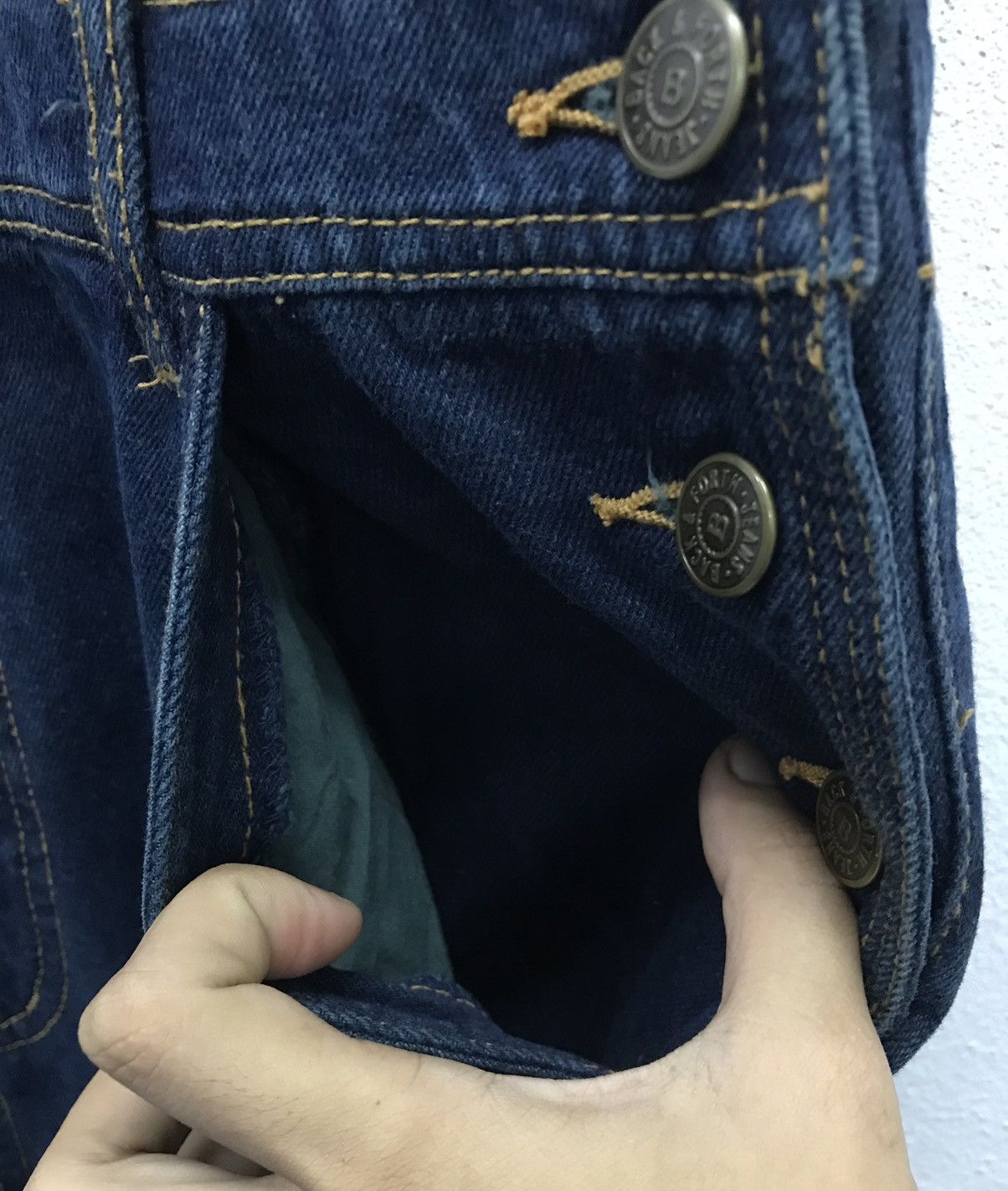 Japanese Brand × Vintage Vintage Back&Forth Jeans Overall Size US 34 / EU 50 - 9 Thumbnail