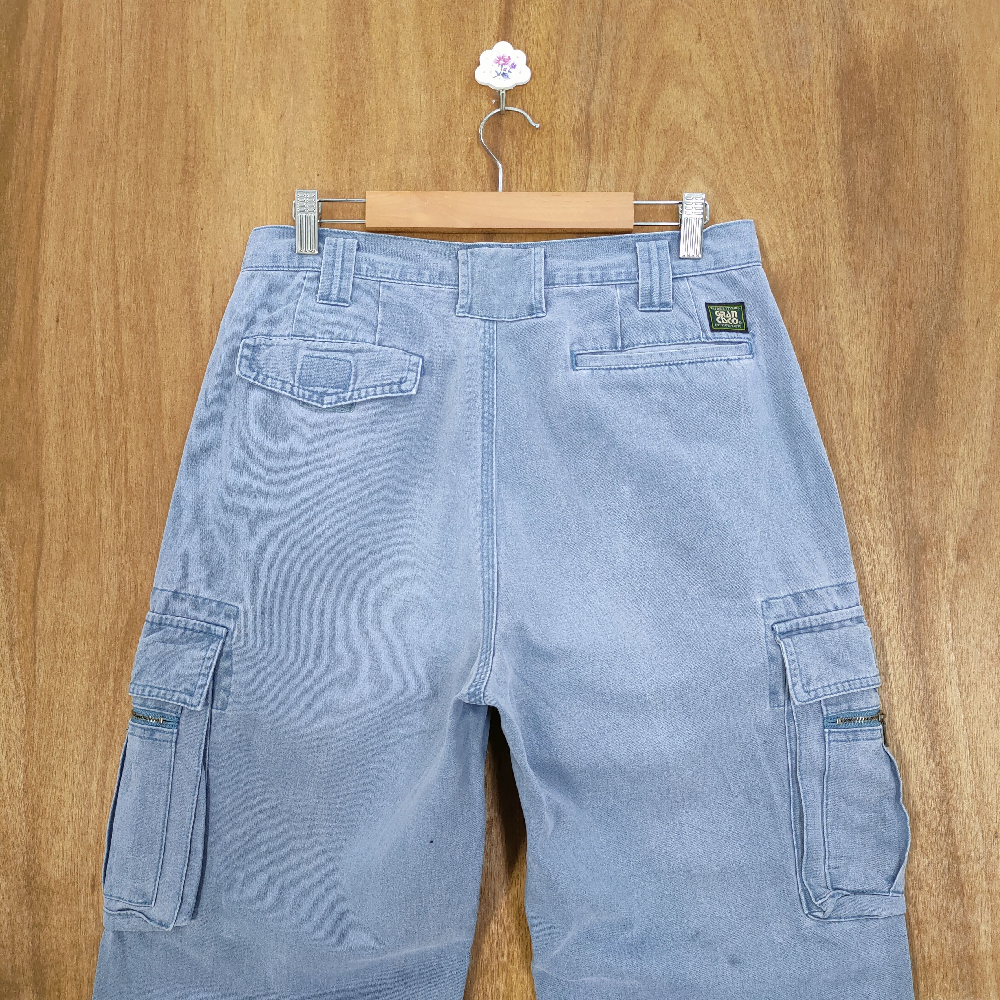 Japanese Brand × Vintage VINTAGE JAPANESE BRAND FADED WORKWEAR CARGO PANTS Size US 30 / EU 46 - 7 Thumbnail