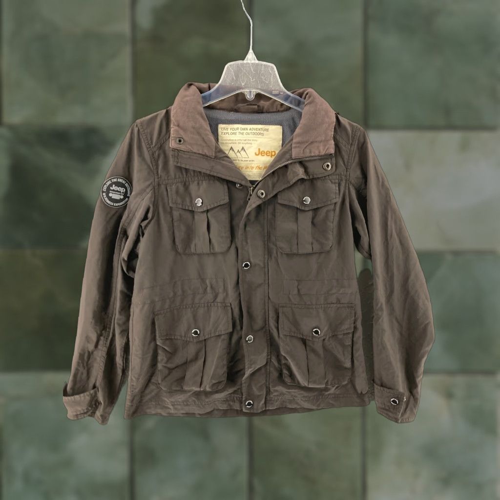 THE GREAT Jeep Coat Womens Small Hood Hide a Hood Explore the Great outdoors Size S / US 4 / IT 40 - 1 Thumbnail