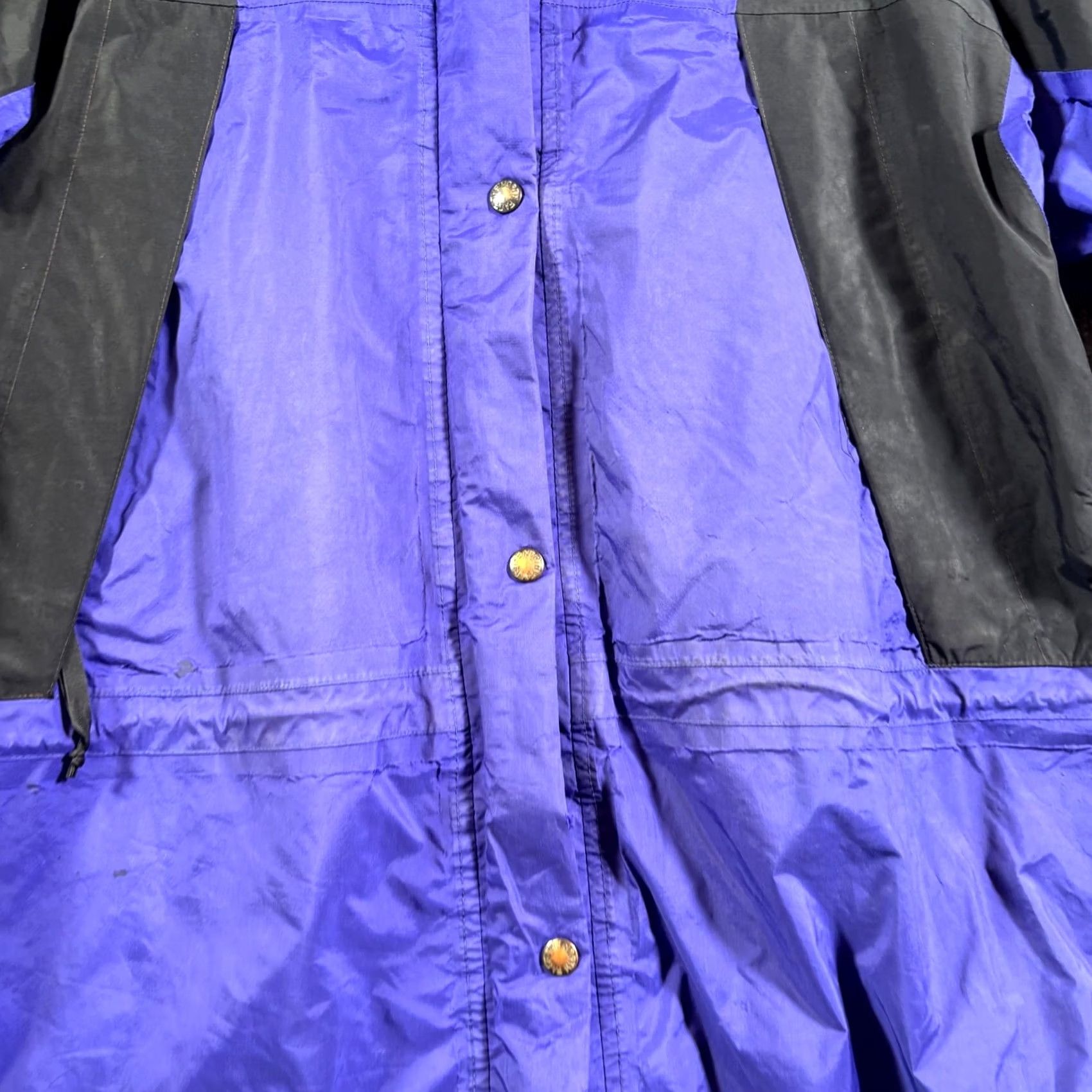 The North Face The North Face Windbreaker Jacket Womens L Blue Polyester Zip-Up Size L / US 10 / IT 46 - 3 Thumbnail