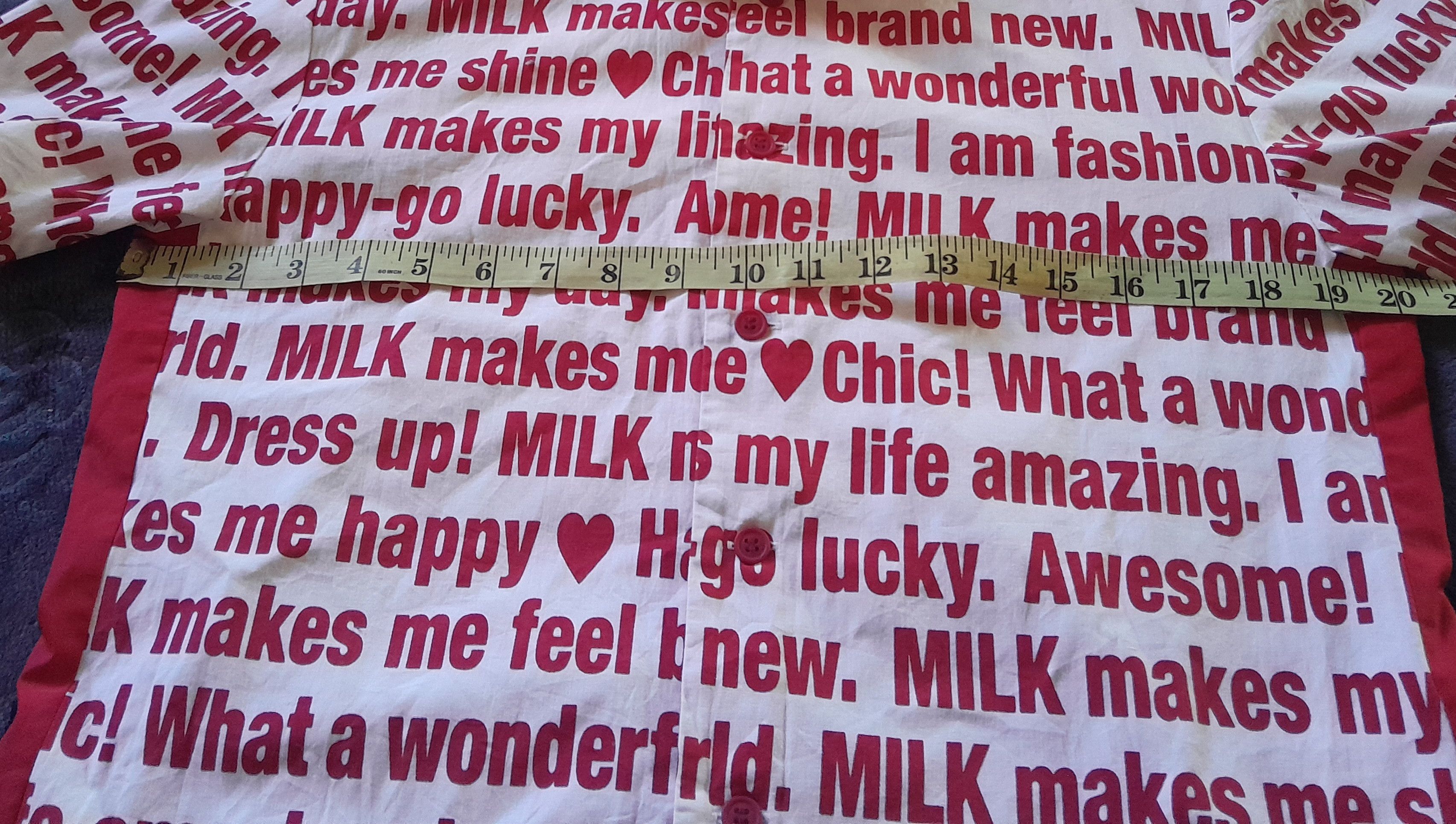 Japanese Brand MILKBOY Harajuku Tokyo Typography Heart Men Fit S to M Size US S / EU 44-46 / 1 - 12 Thumbnail