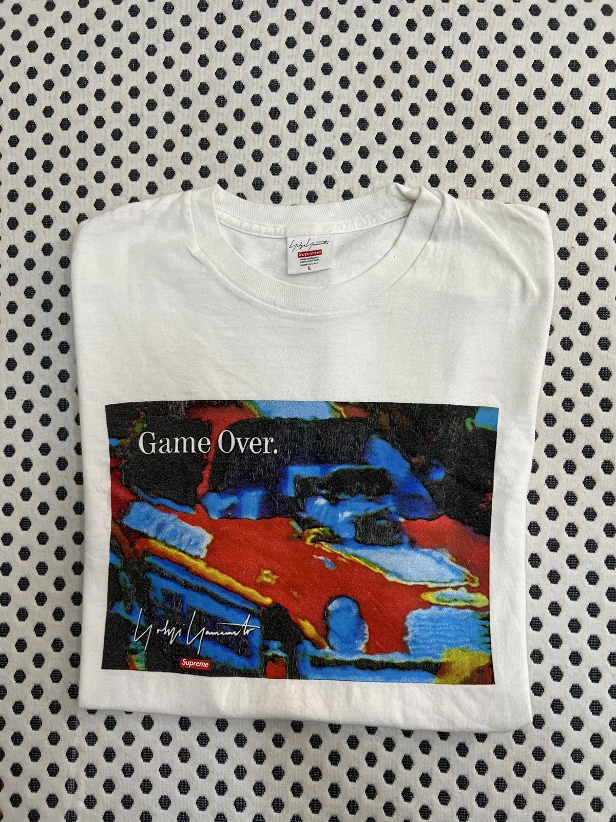 Supreme × Yohji Yamamoto Supreme x Yohji Yamamoto Game Over T-shirt. Size US L / EU 52-54 / 3 - 7 Thumbnail