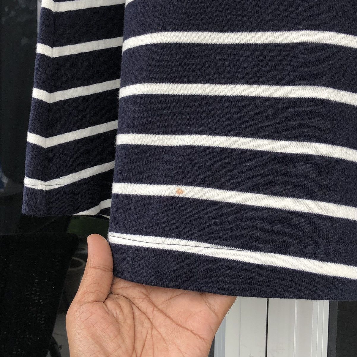Burberry Burberry London Blue Label Big Logo Striped Cotton Dress Size S / US 4 / IT 40 - 10 Thumbnail