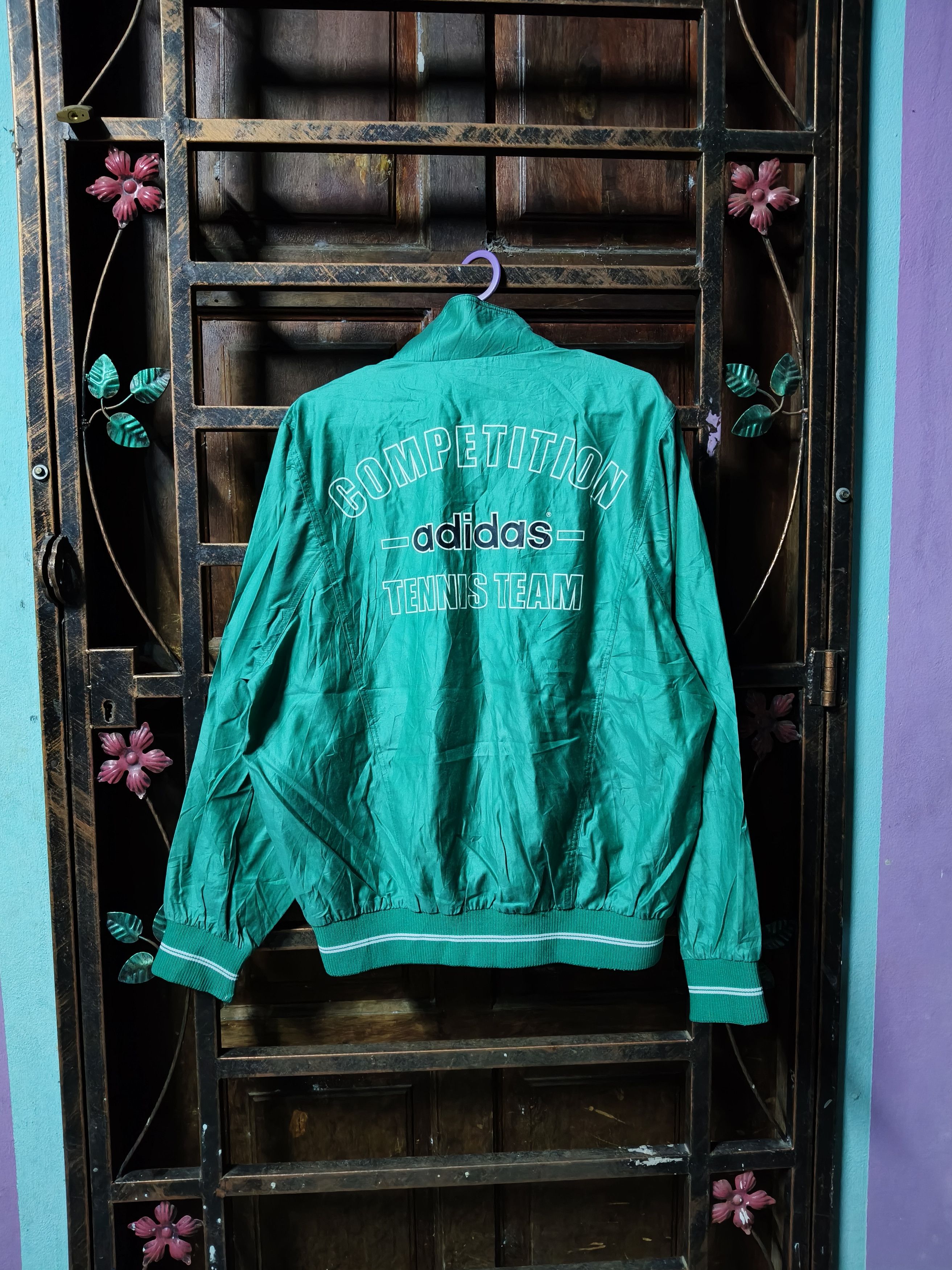 Adidas Vintage Adidas Tennis Team Jacket Size US M / EU 48-50 / 2 - 2 Thumbnail