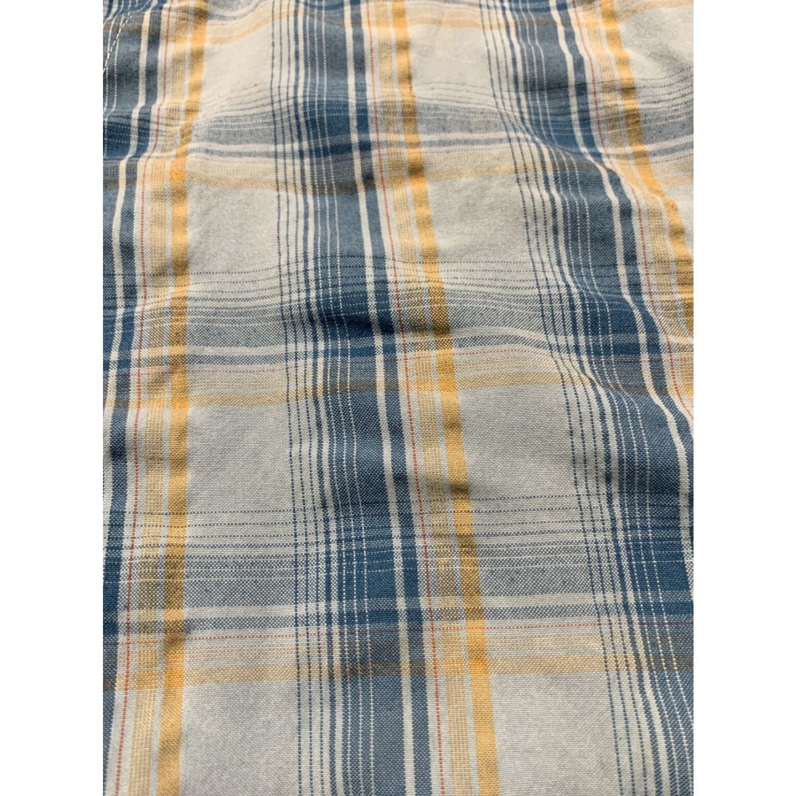 KAVU KAVU Plaid Shorts Men Size 36 Blue Chino Casual Size US 36 / EU 52 - 2 Thumbnail